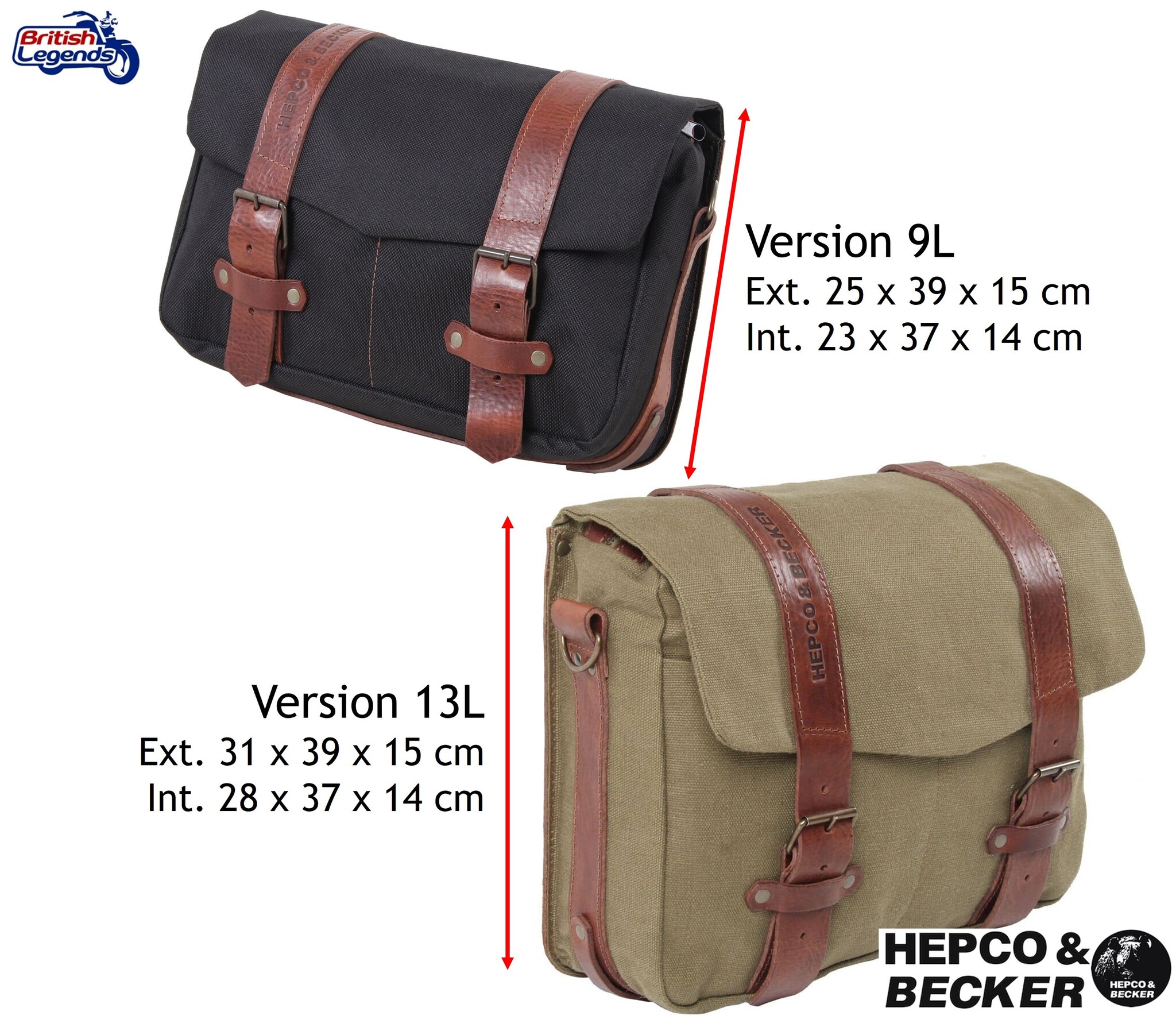 Alforja Legacy con kit de montaje C-Bow