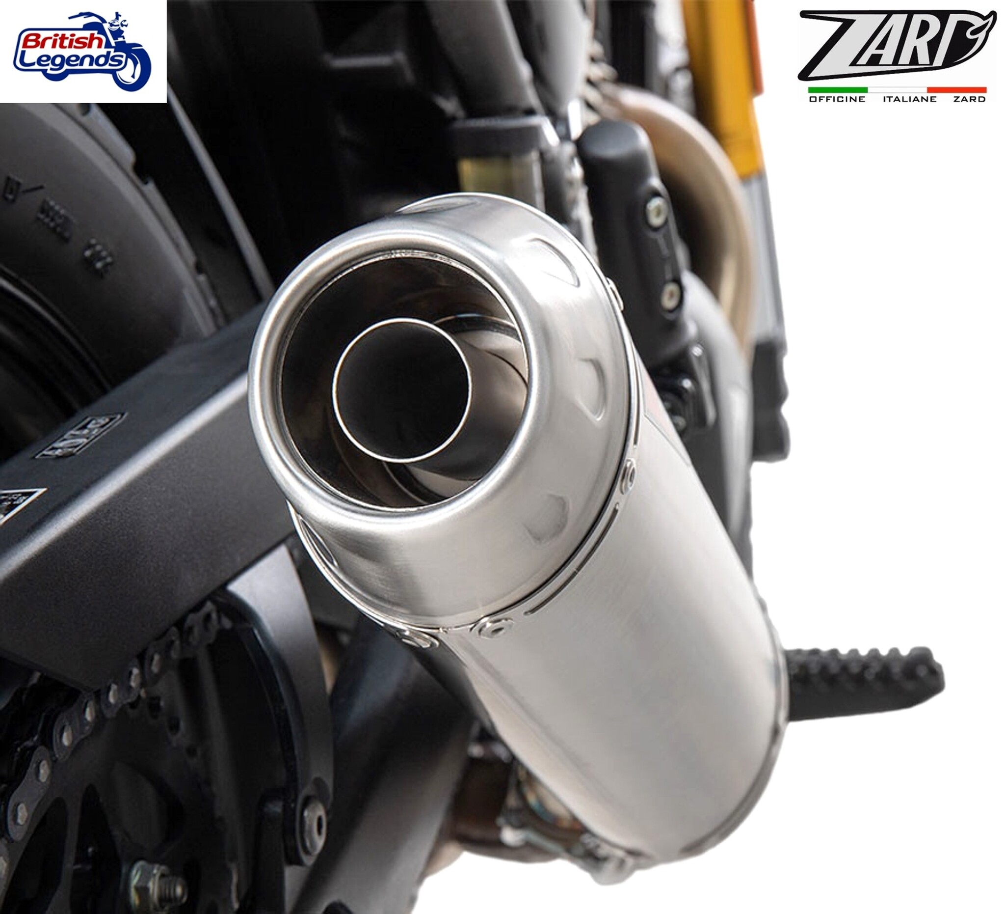 Zard Slip-On Silencer for Speed/Scrambler 400