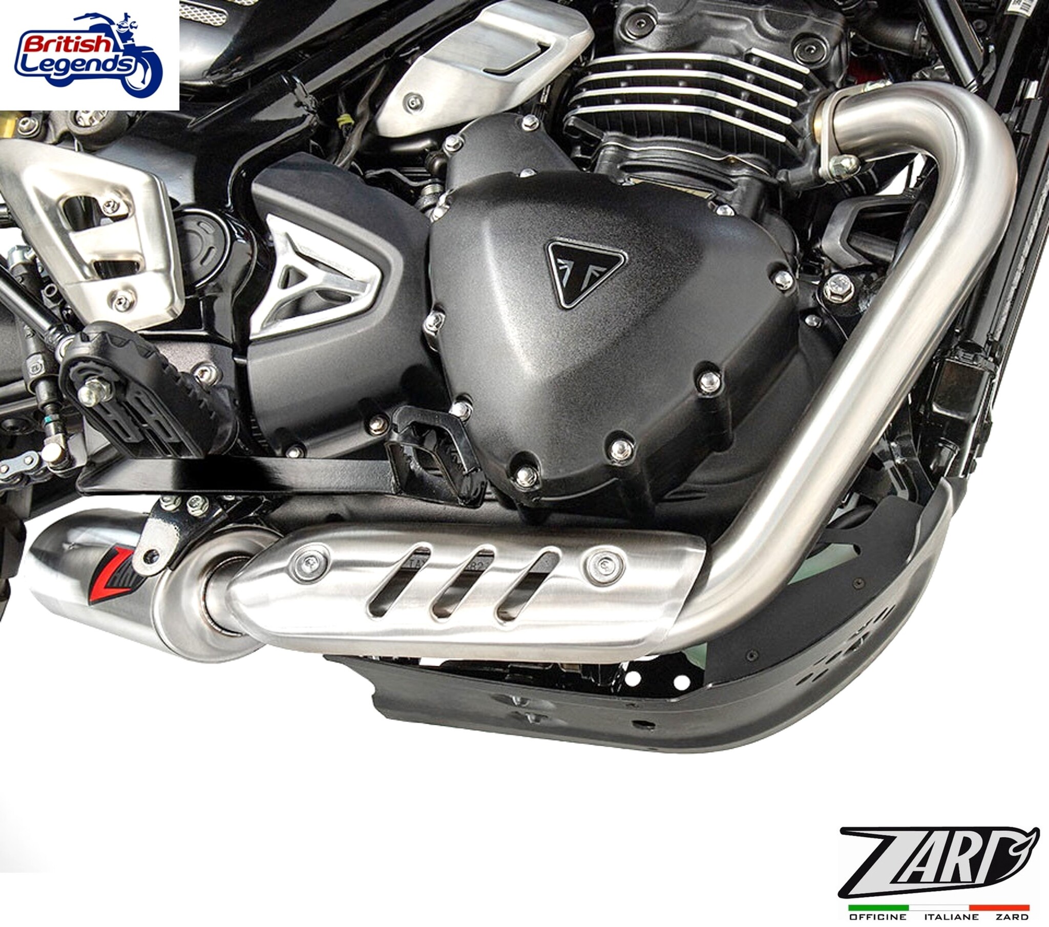 Zard Exhaust System for Speed/Scrambler 400