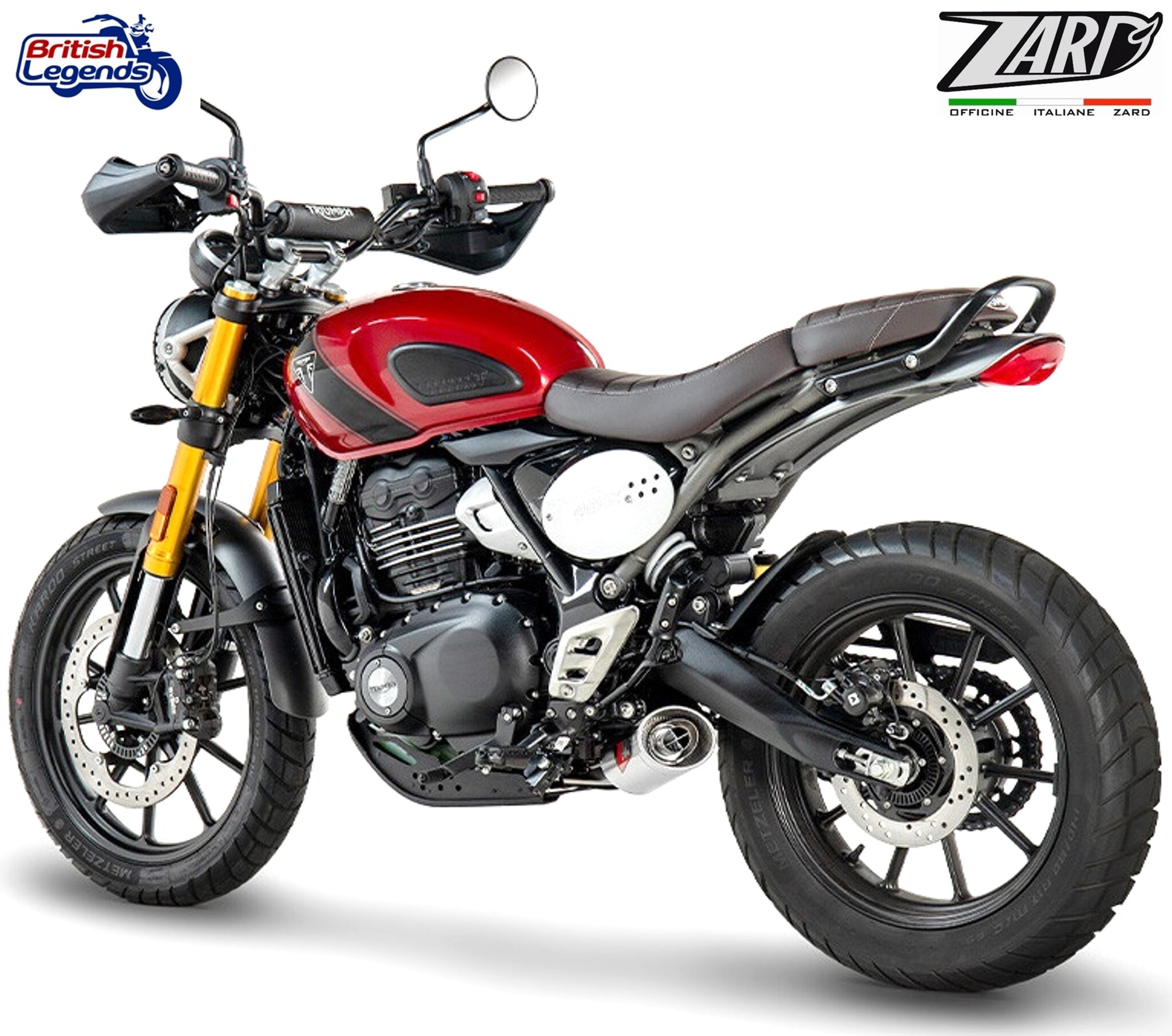 Zard Exhaust System for Speed/Scrambler 400