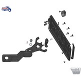 Porte-Plaque Latéral pour motos Indian