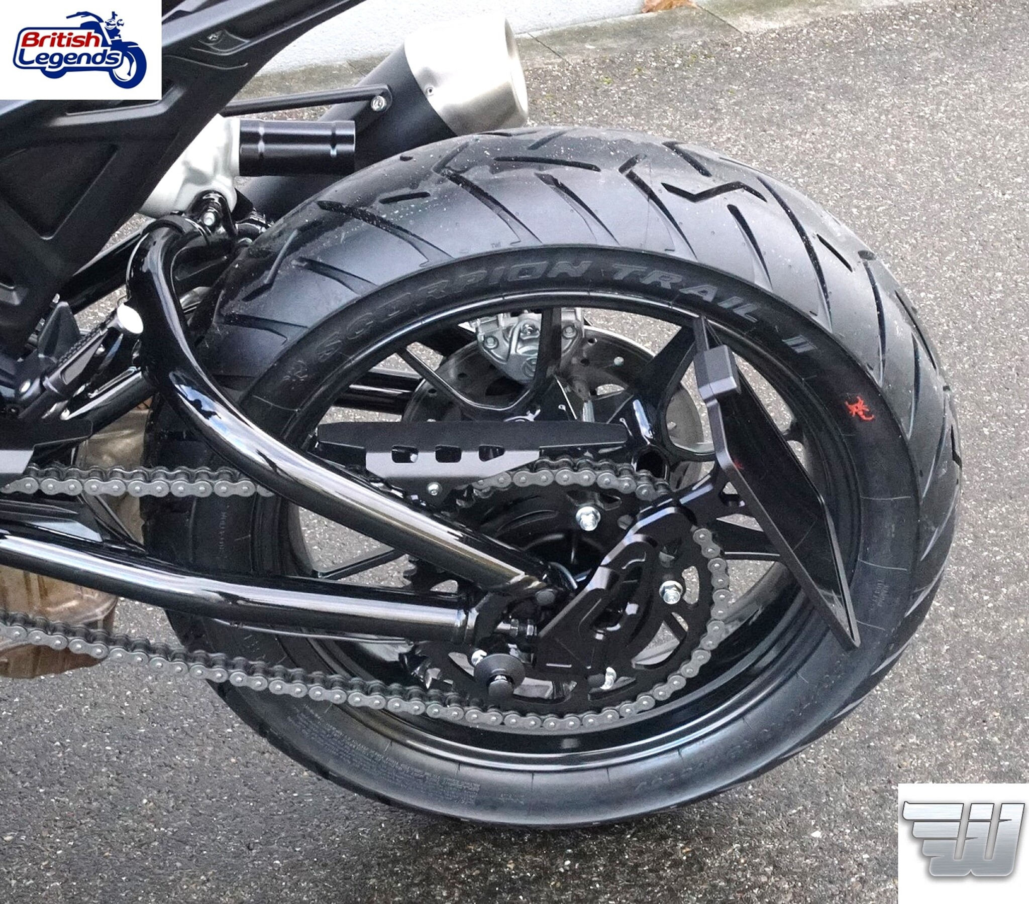 Porte-Plaque Latéral pour motos Indian