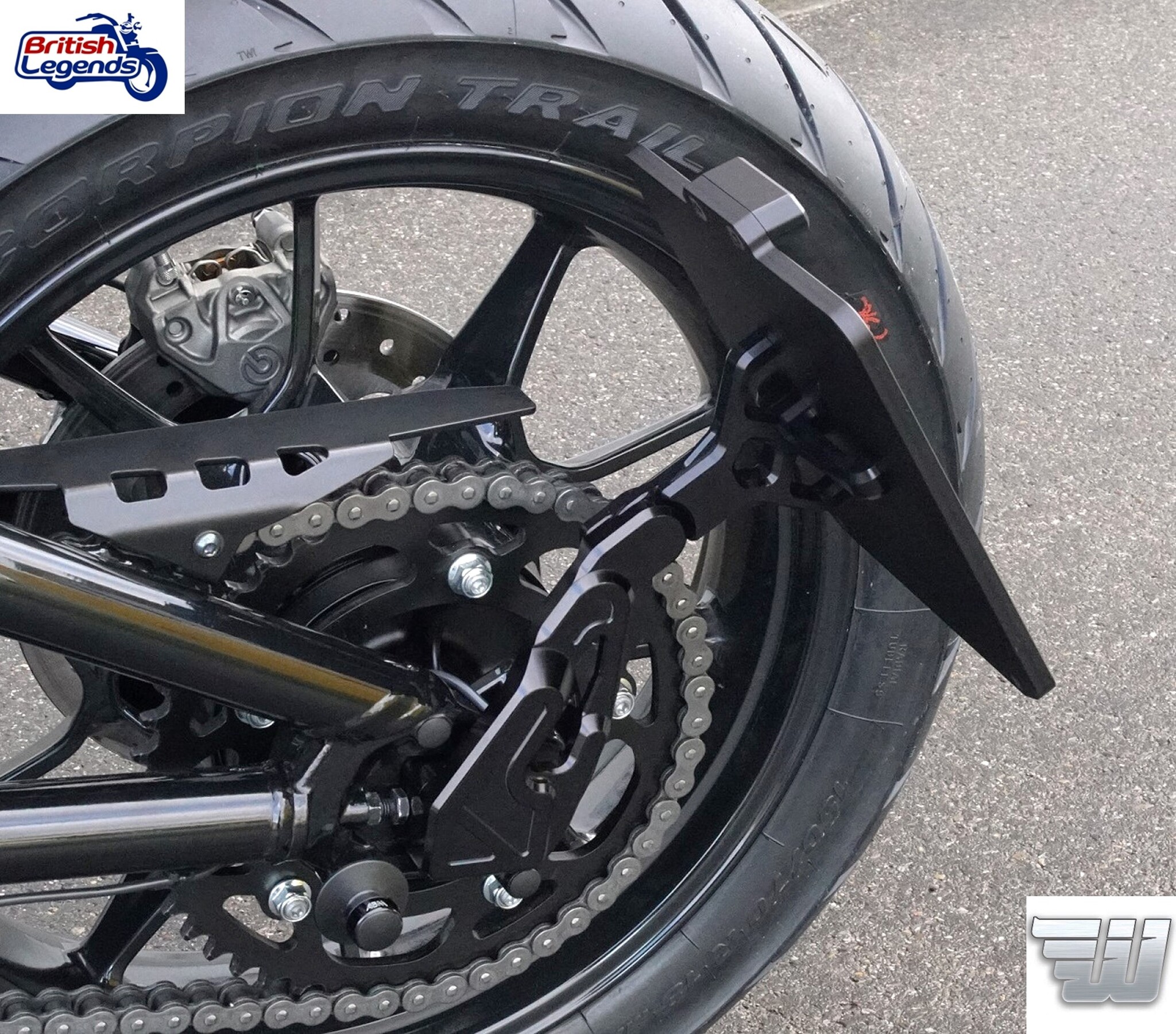 Porte-Plaque Latéral pour motos Indian