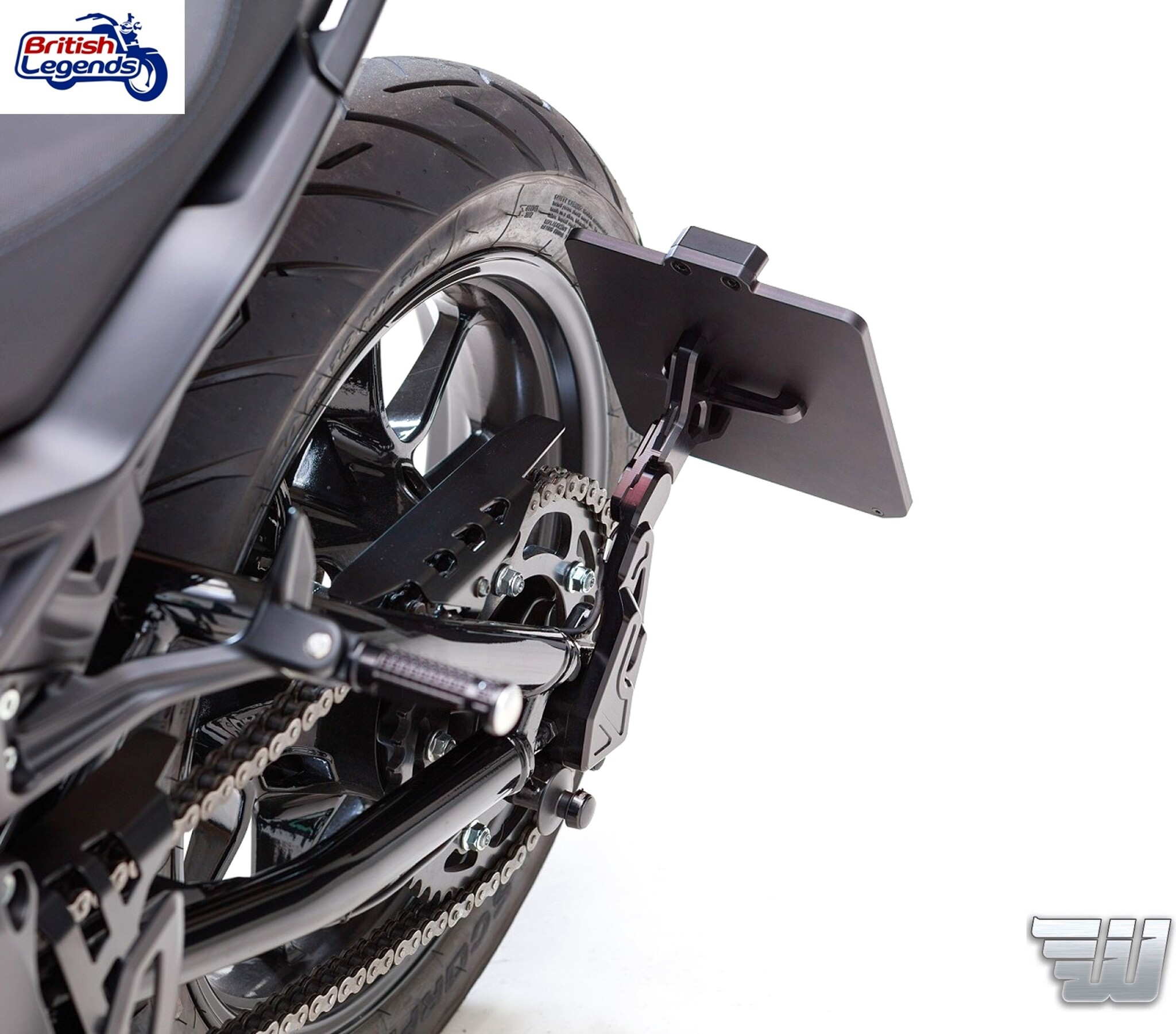 Porte-Plaque Latéral pour motos Indian