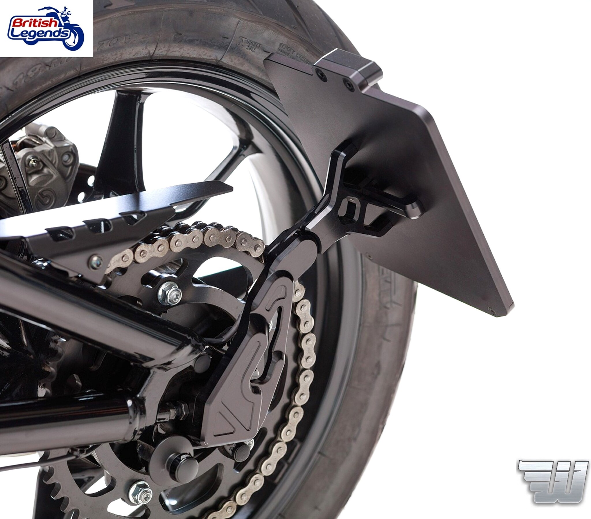 Porte-Plaque Latéral pour motos Indian