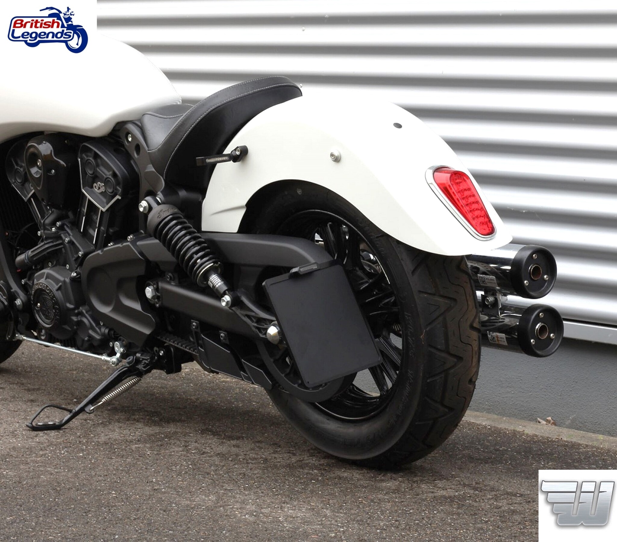 Porte-Plaque Latéral pour motos Indian