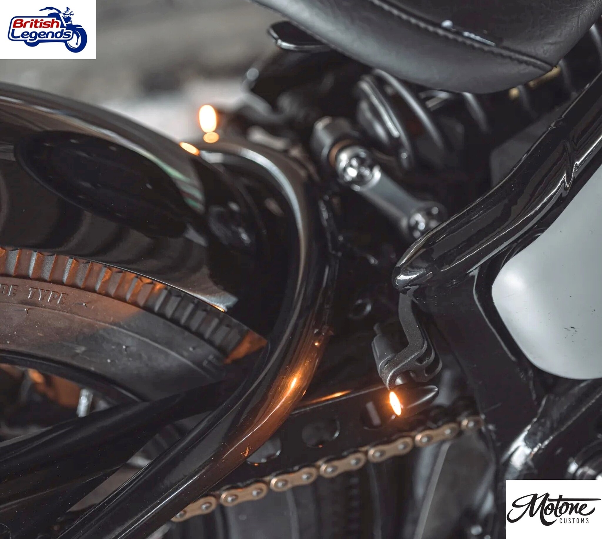 Supports de Clignotants AR pour Triumph Bobber