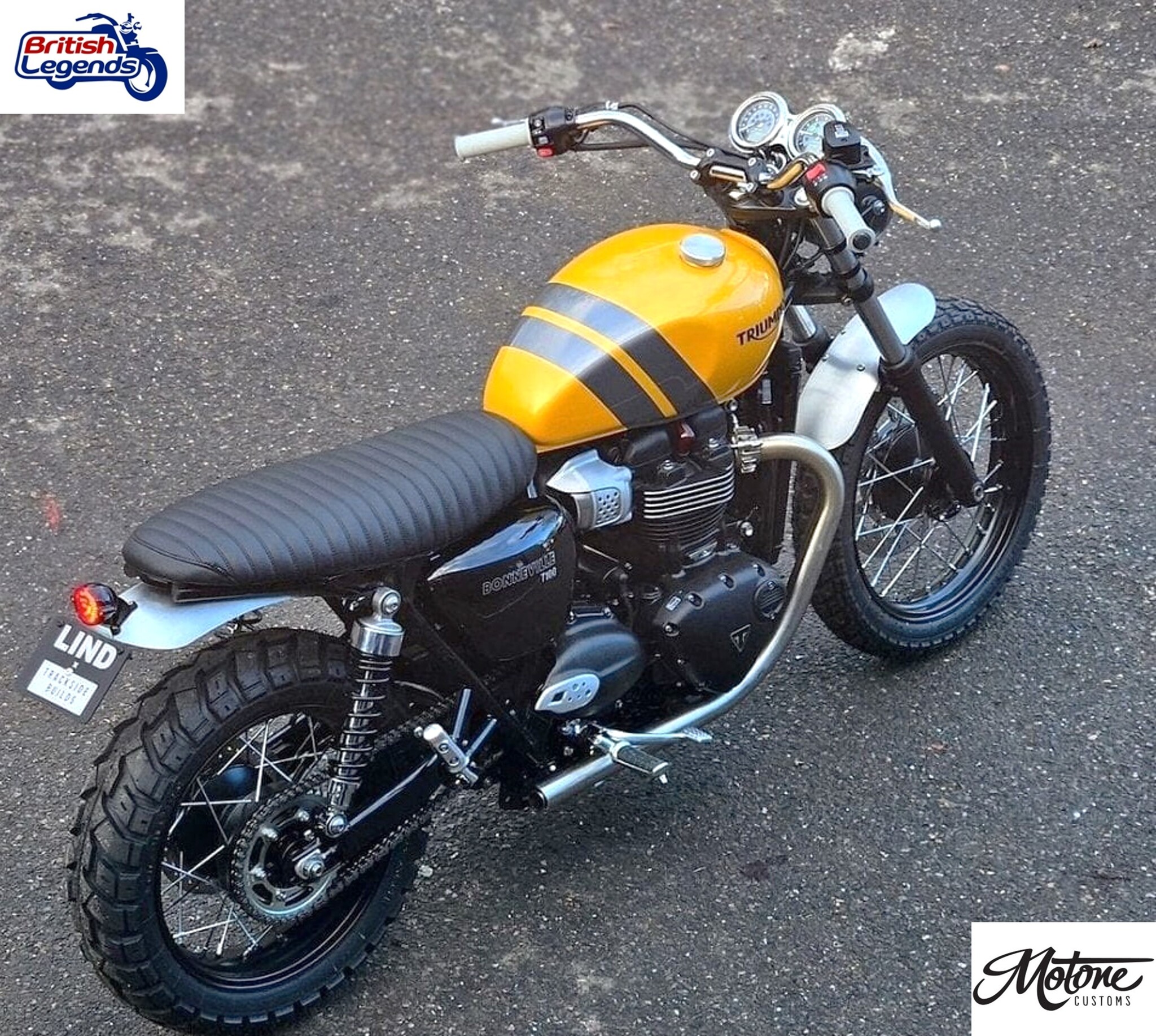 Guardabarros delantero para Triumph Twins