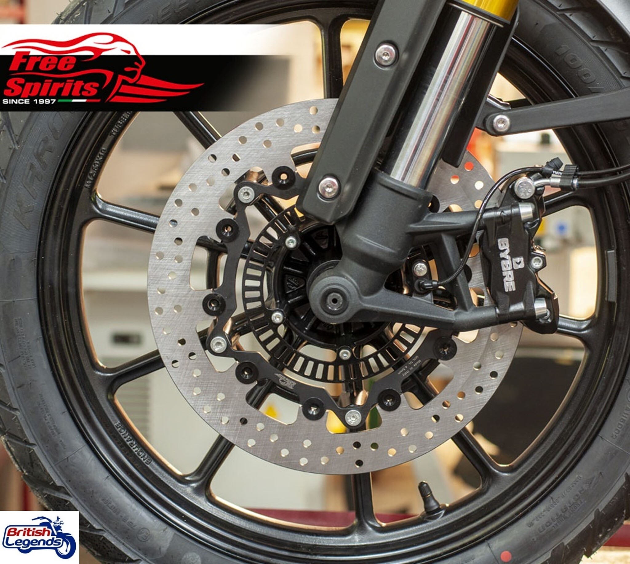 Floating Disc for Speed, Scrambler, Tracker, Thruxton 400