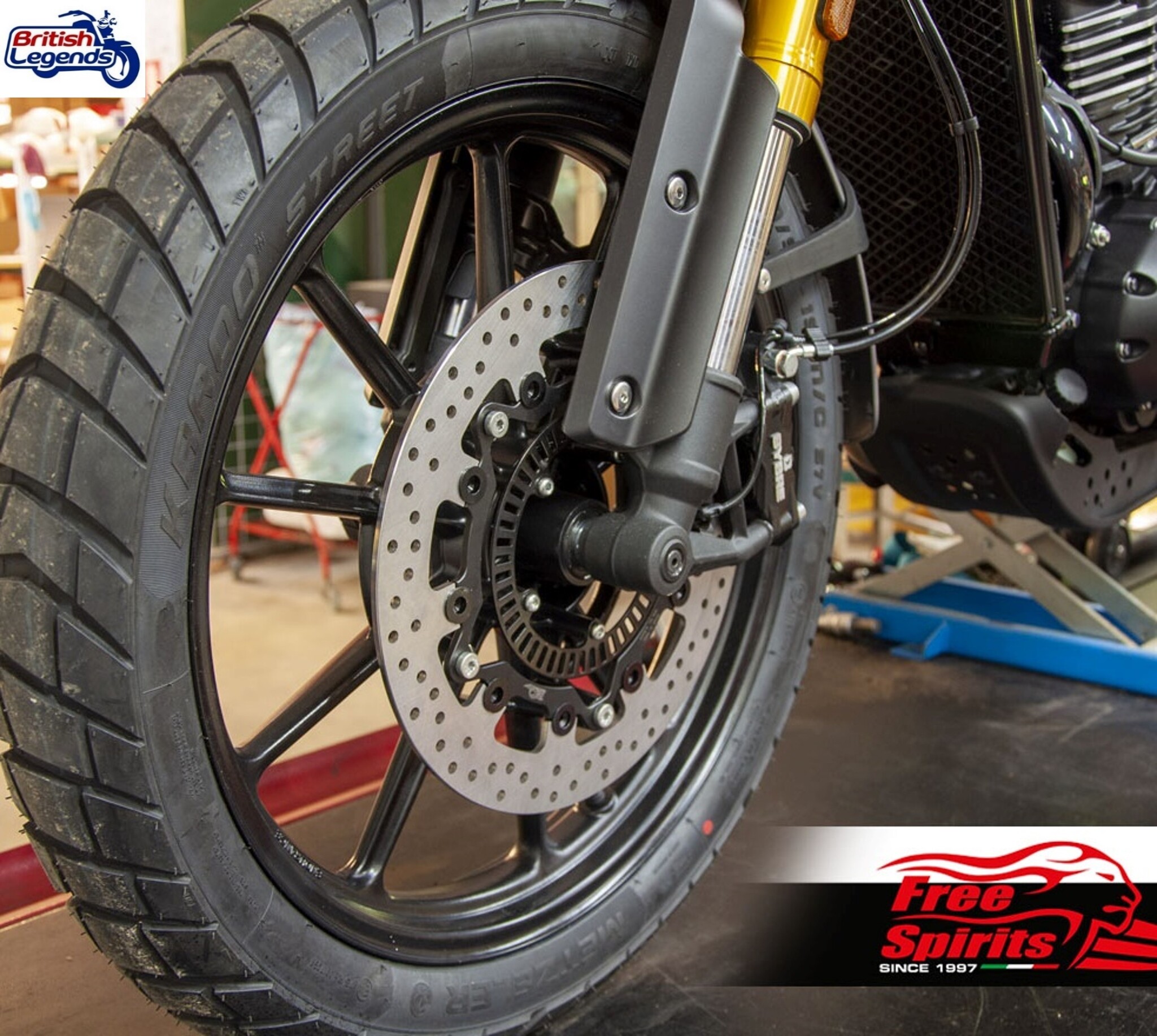 Floating Disc for Speed, Scrambler, Tracker, Thruxton 400