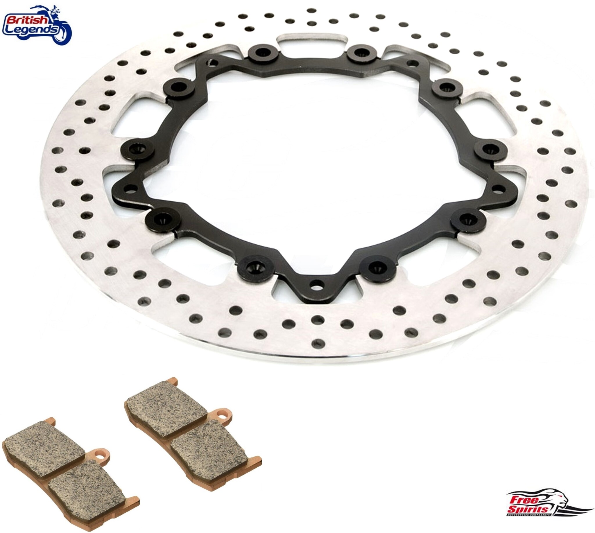 Floating Disc for Speed, Scrambler, Tracker, Thruxton 400