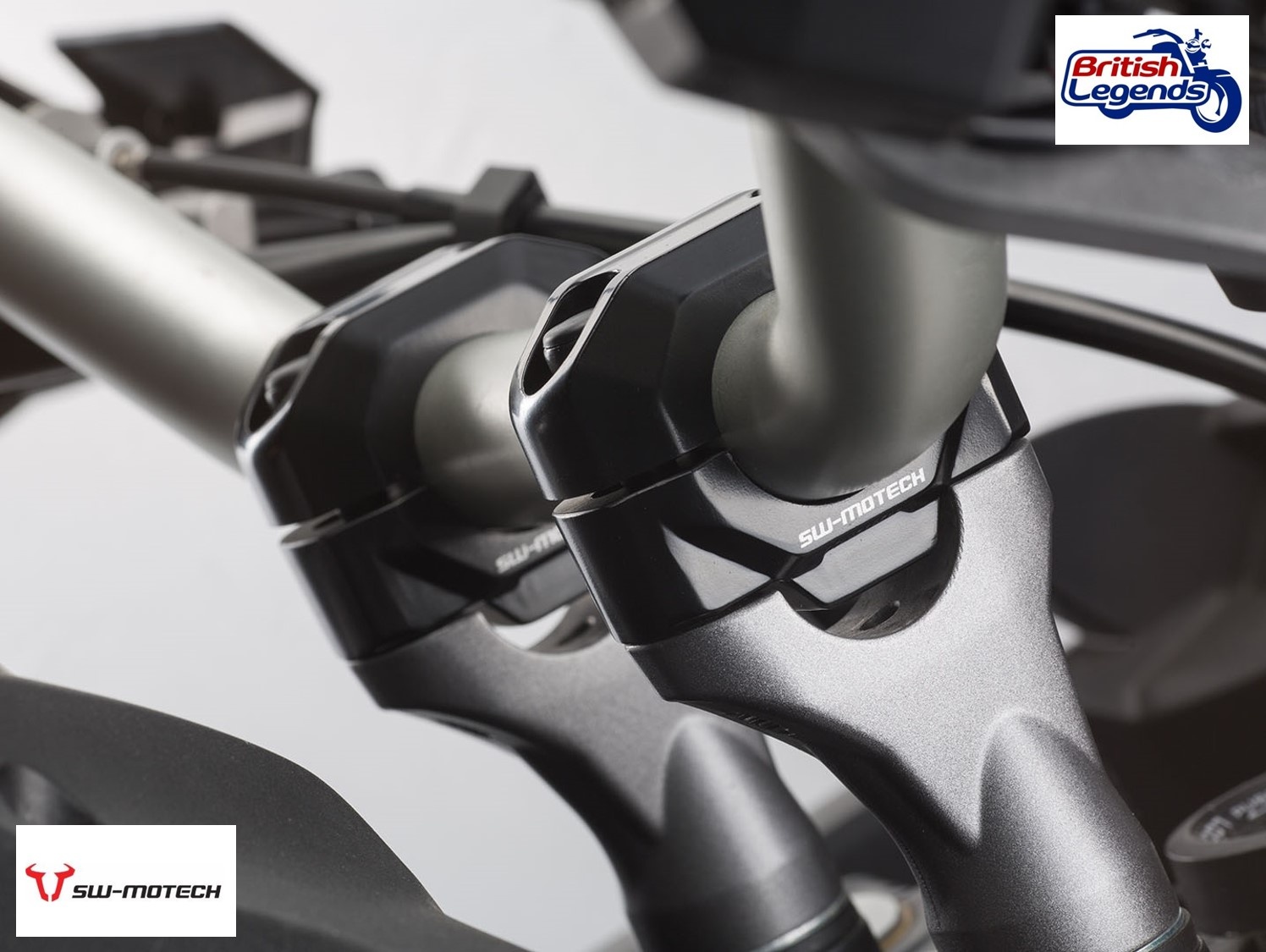 Elevadores de Manillar +20 mm para motos Triumph