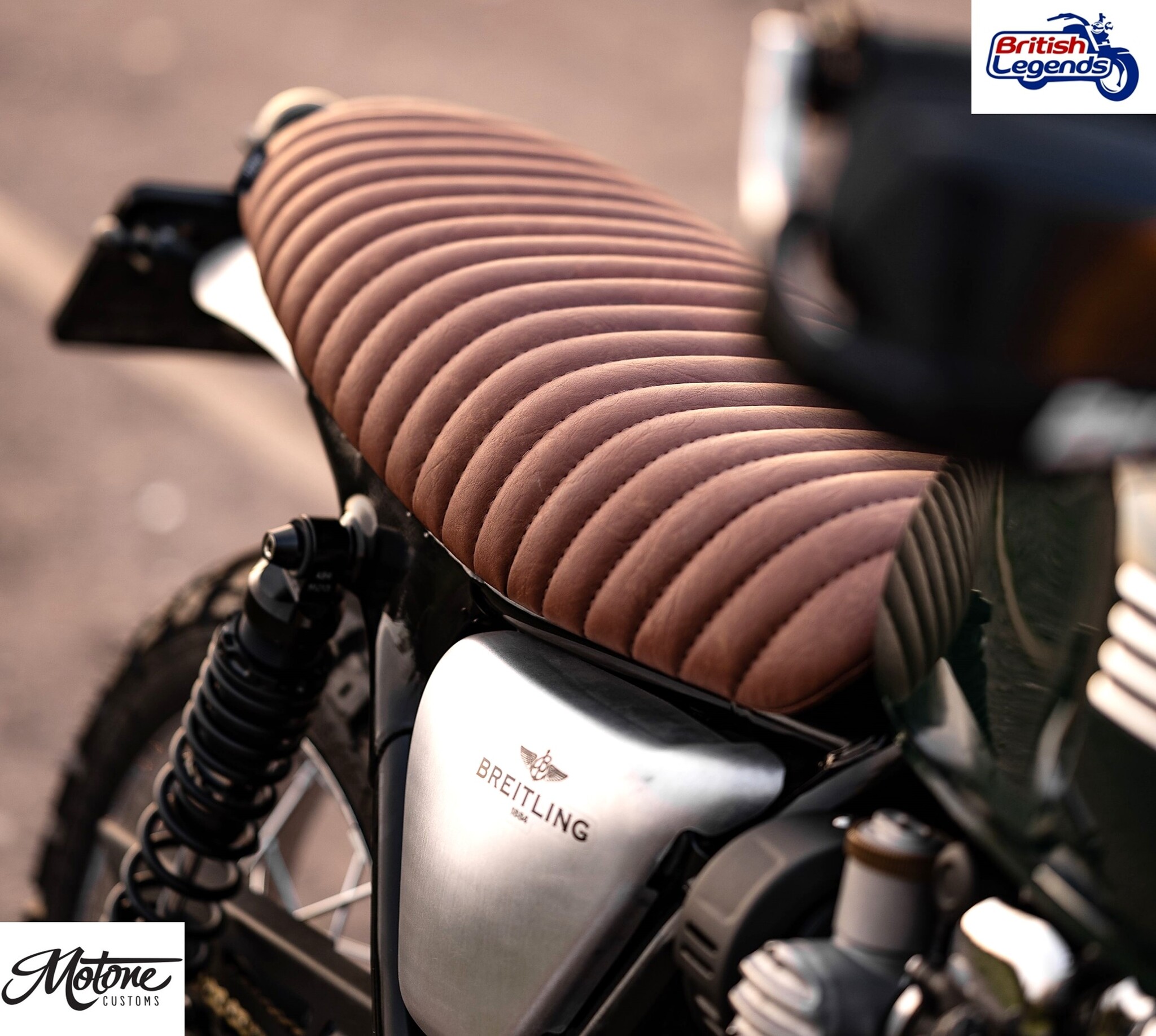 Asiento tándem Motone Skinny para Triumph Twins