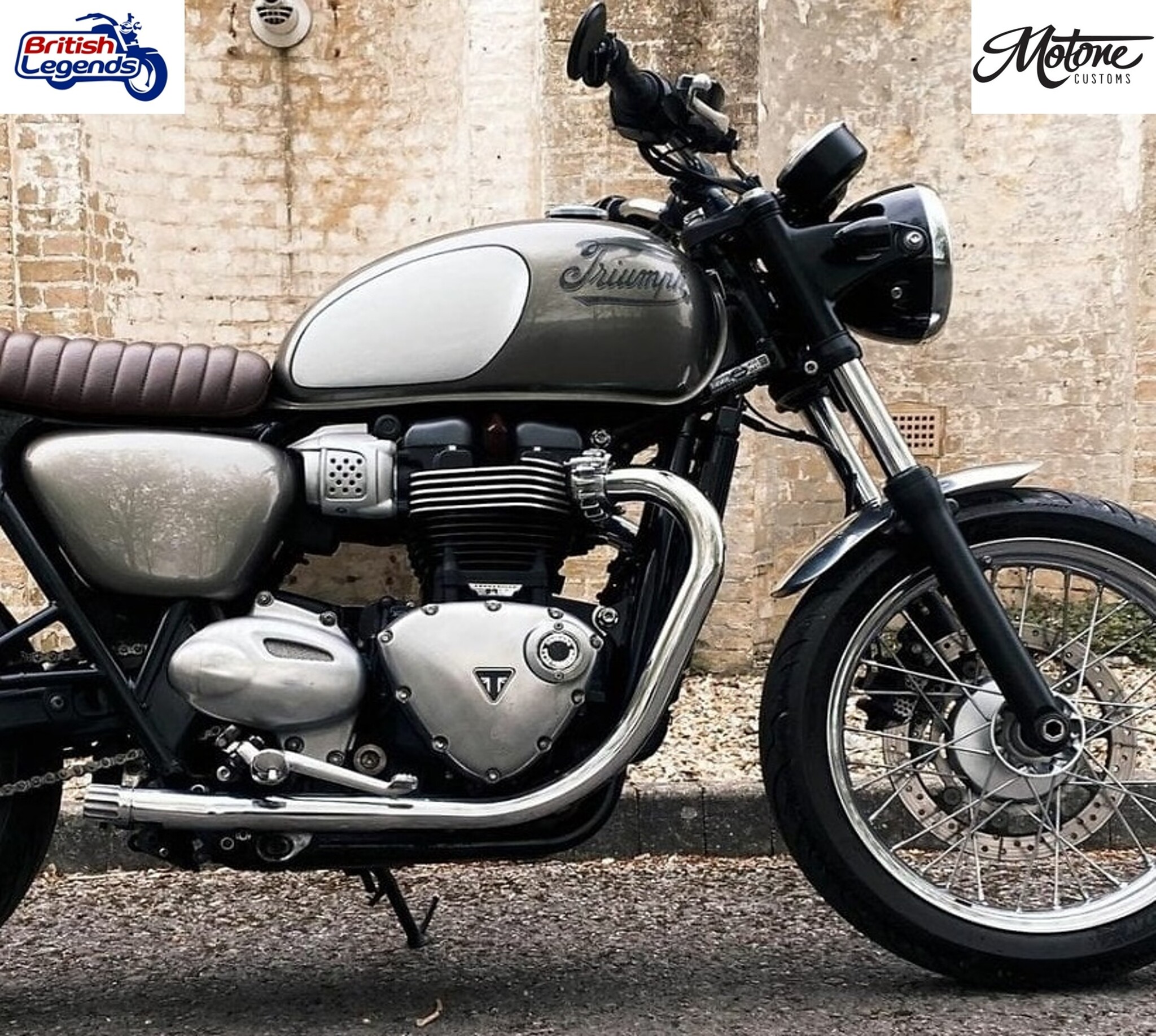 Terminales de escape Júpiter para Bonneville T100/T120