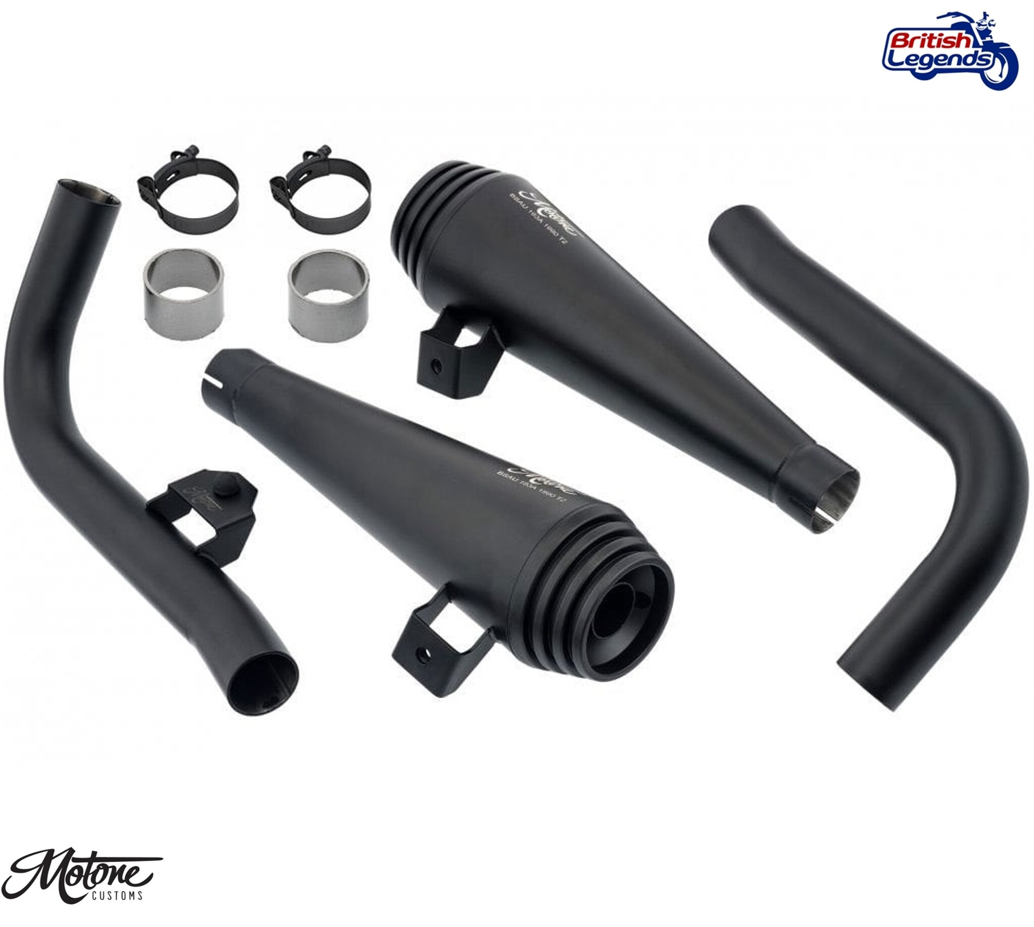 Silencieux Saturn-V pour Triumph Twins