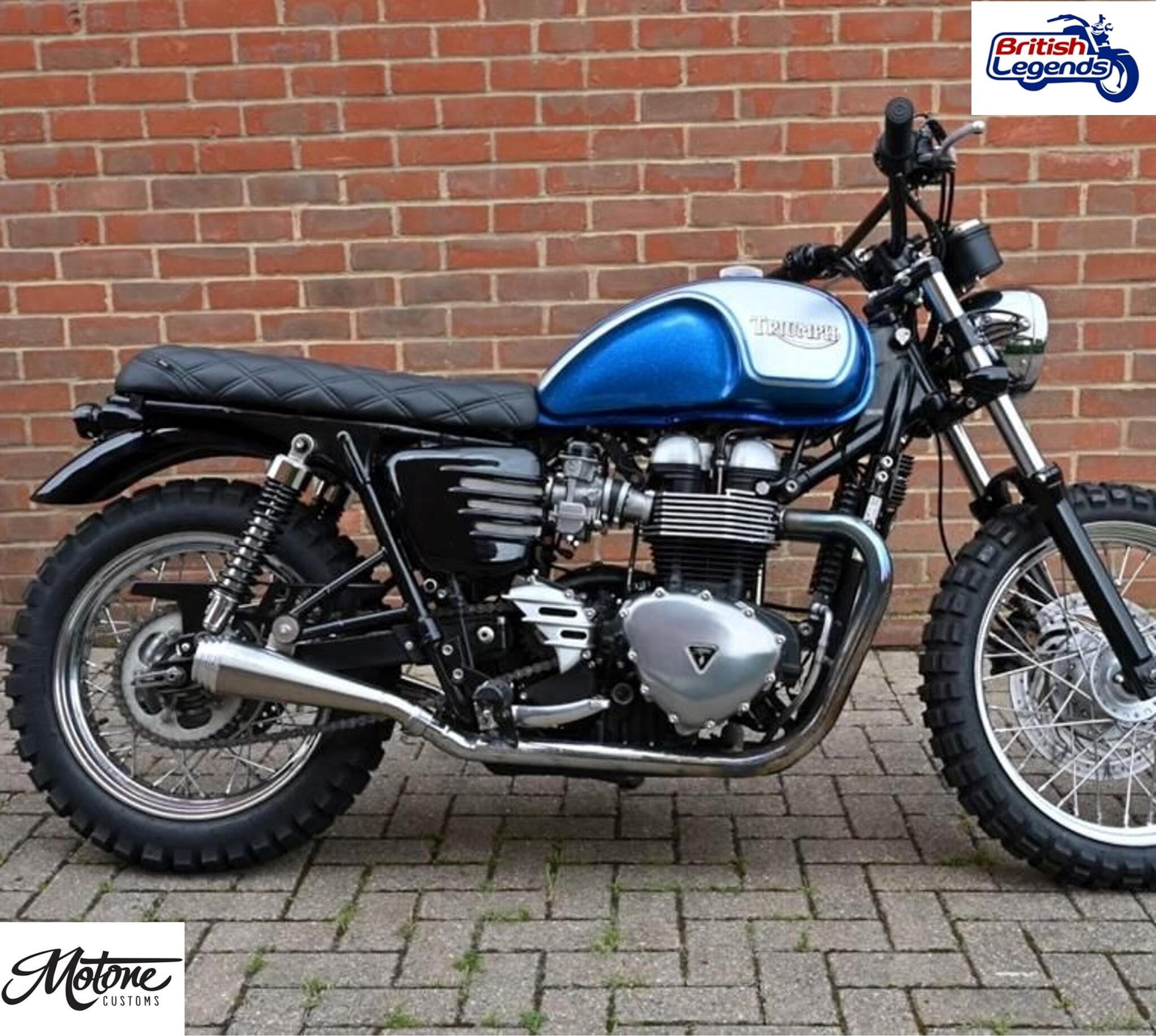 Silenciadores Saturn-V para Triumph Twins