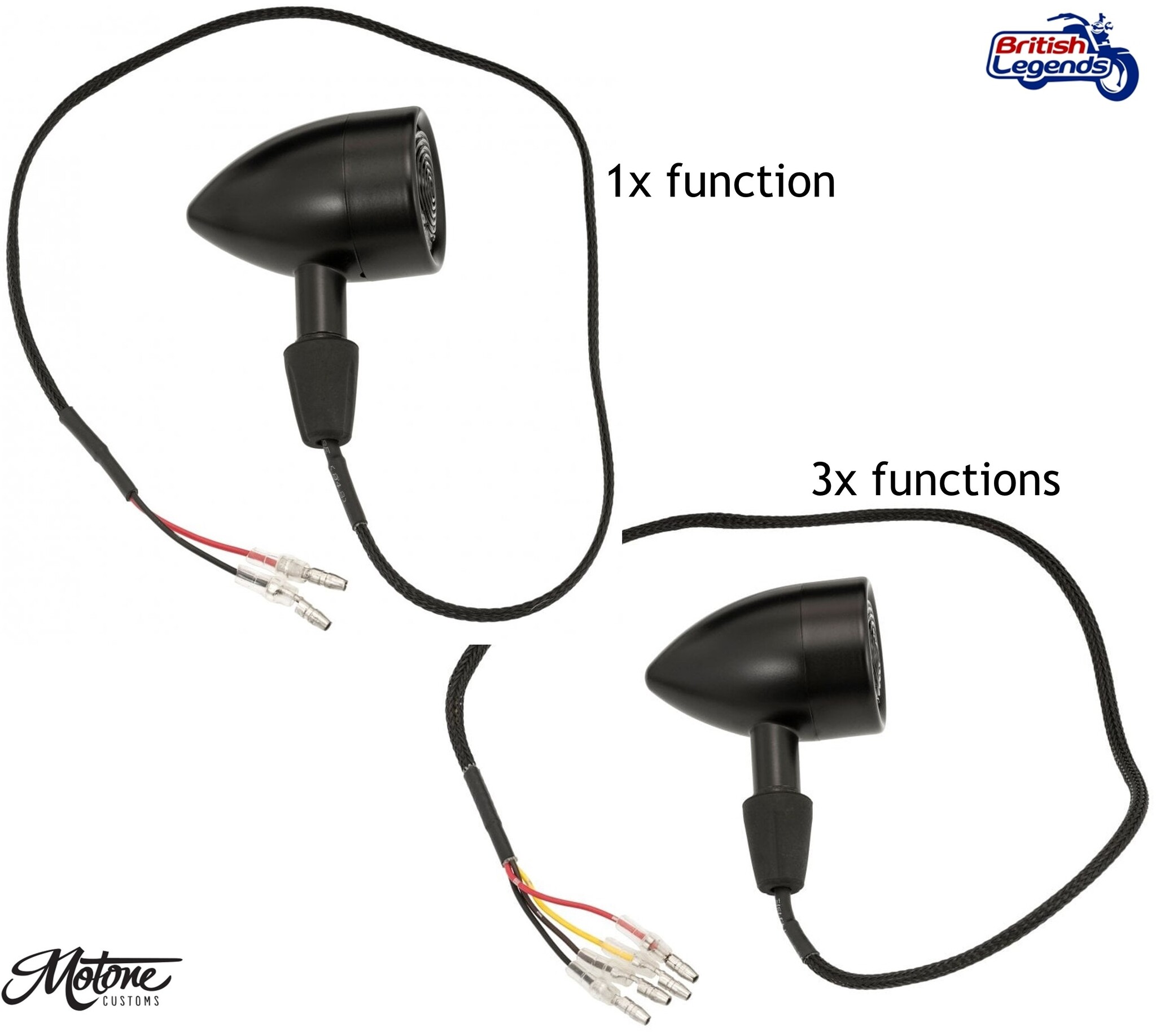 Intermitentes Icon LED Motone en Aluminio Sólido