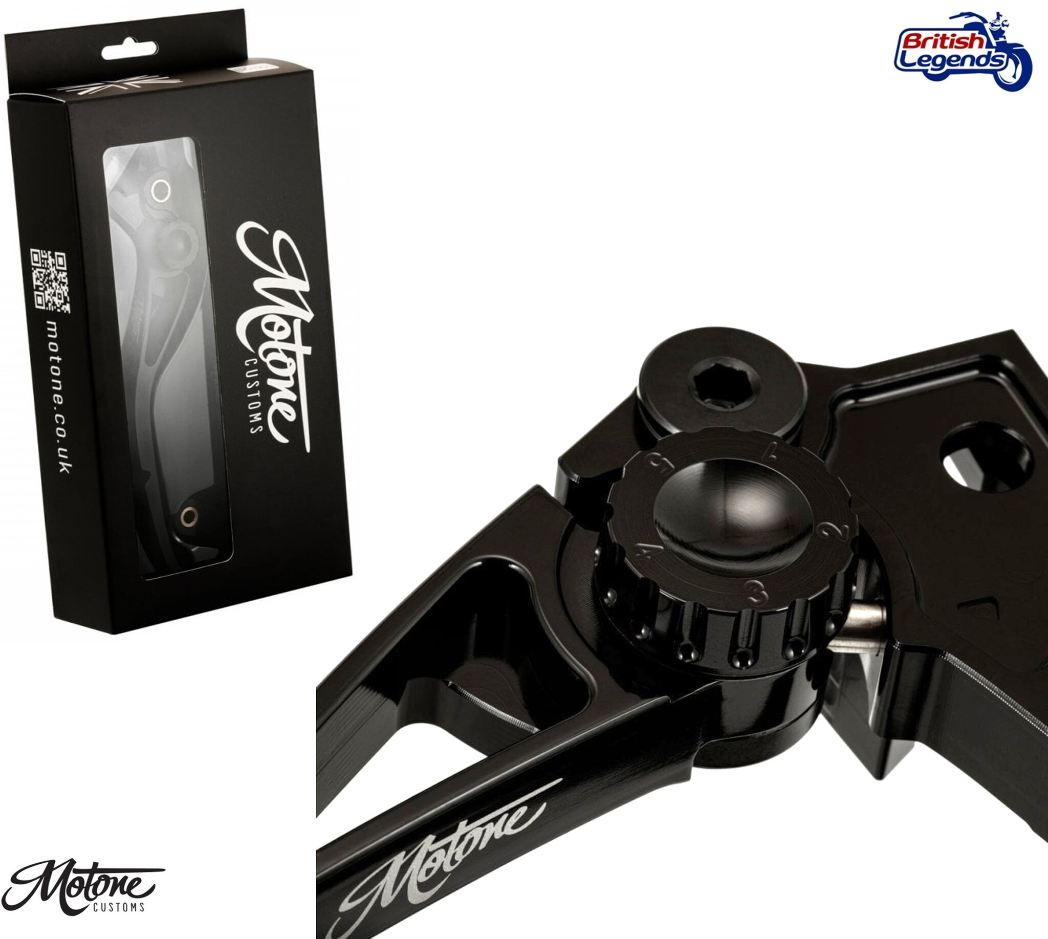 Palancas de aluminio sólido para motos Triumph