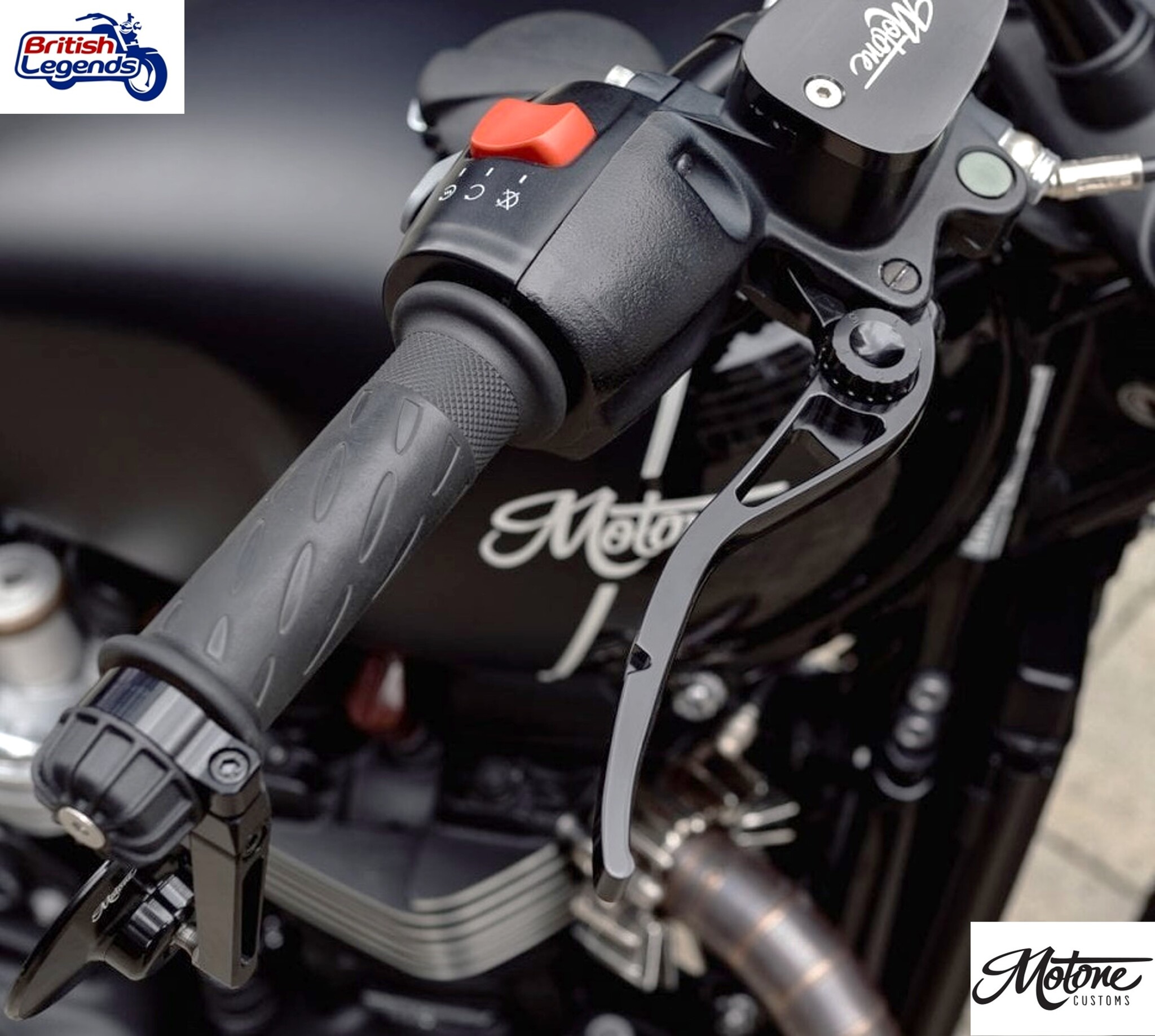 Palancas de aluminio sólido para motos Triumph