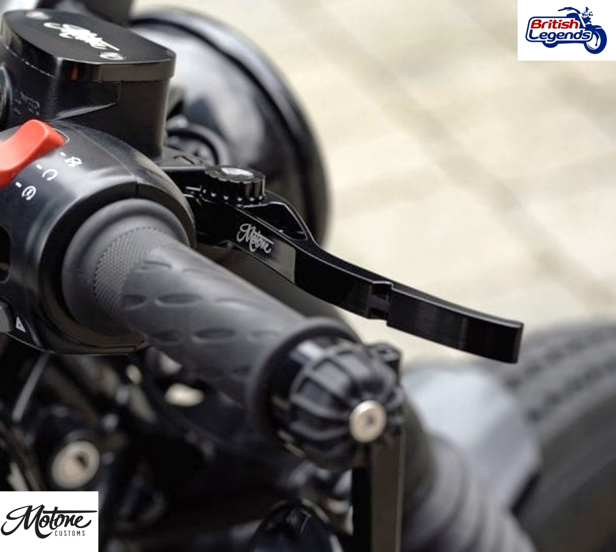 Palancas de aluminio sólido para motos Triumph
