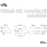 Kit de Rabaissement Triumph Scrambler & Speed 400