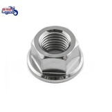 Set of Six Rear Sprocket Nuts in Stainless Steel