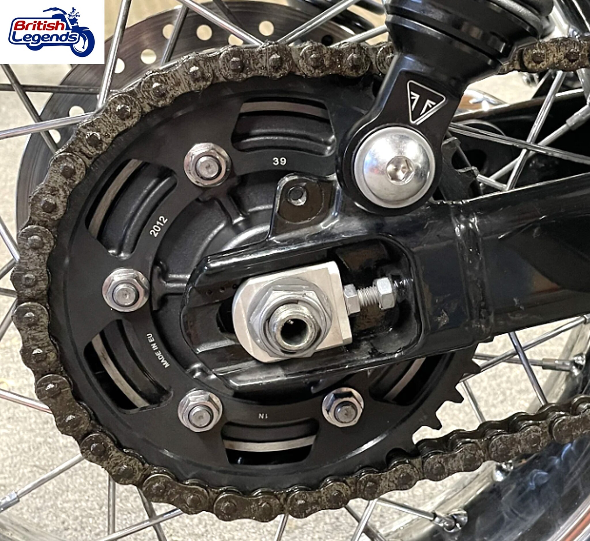 Juego de Seis Tuercas de Corona de Inox