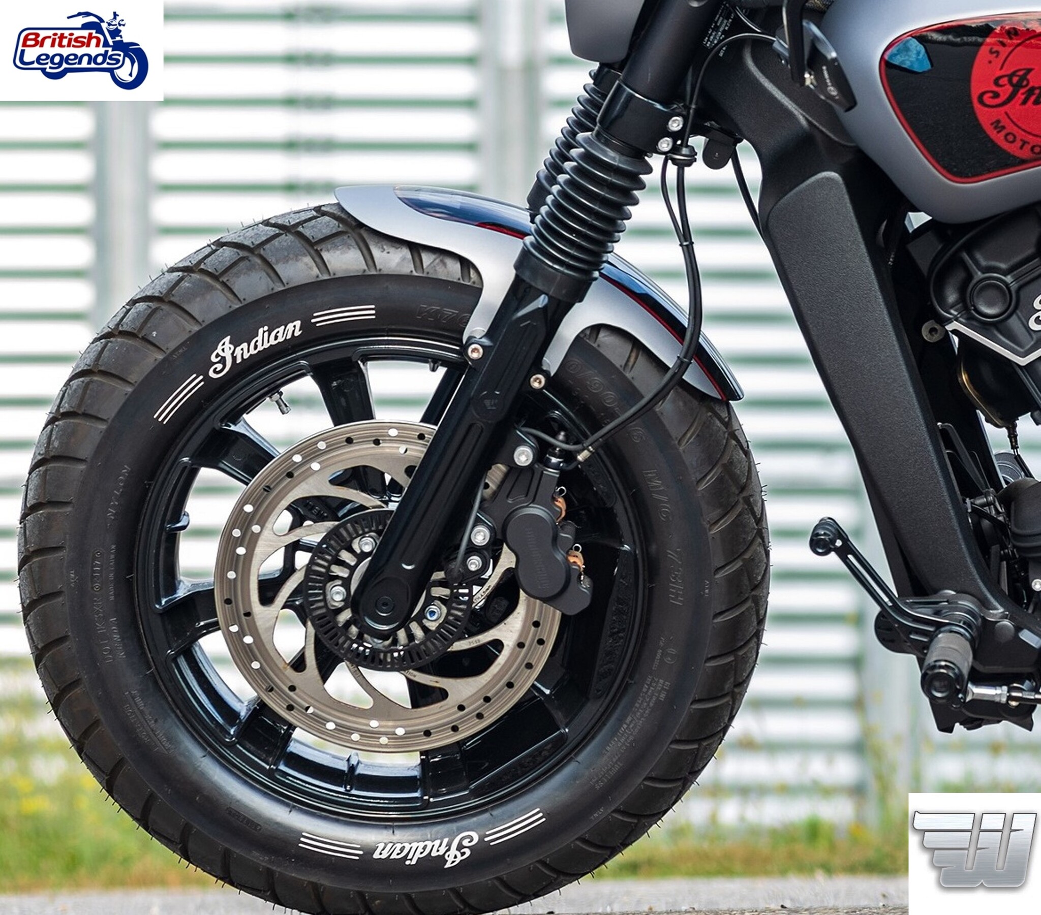 Bobbed Front Mudguard for Indian Scout