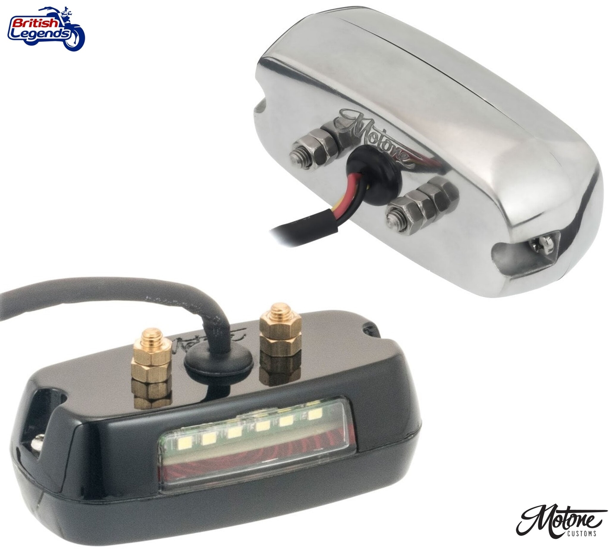 Feu AR Motone en Alu Massif sur Support