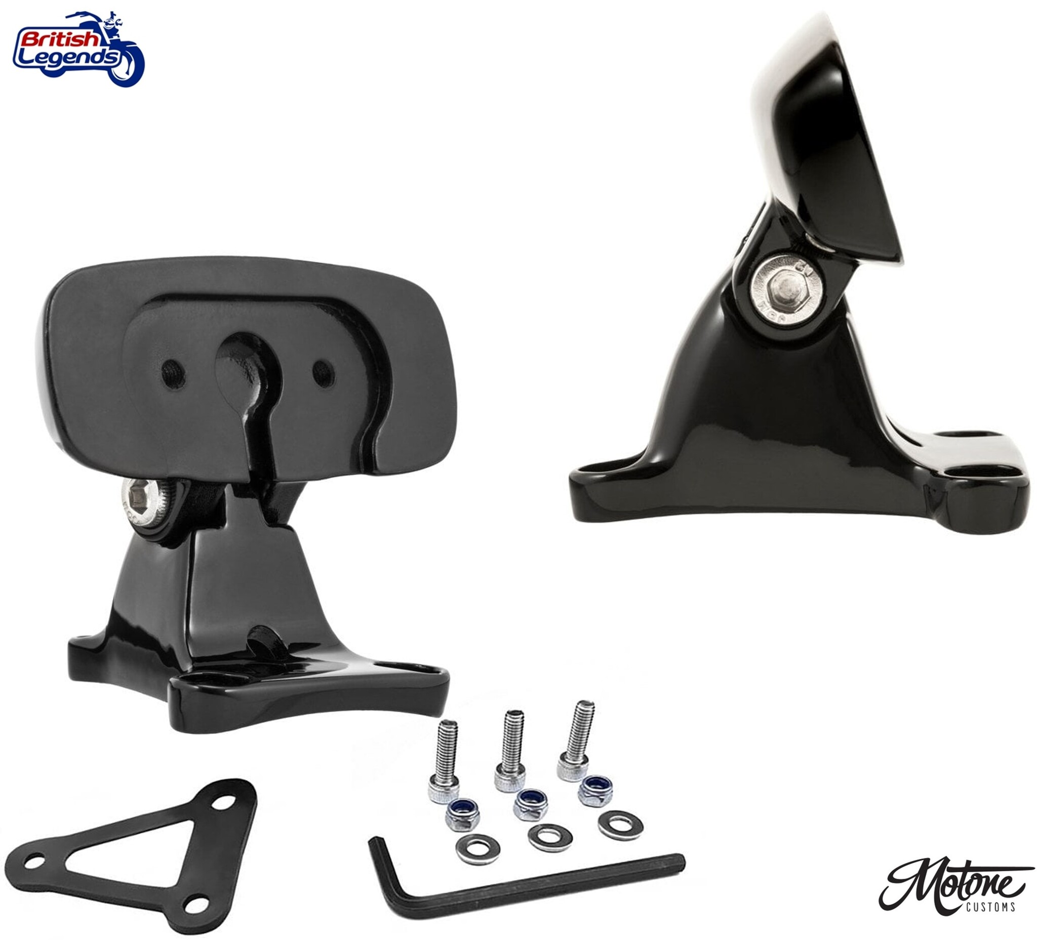 Feu AR Motone en Alu Massif sur Support