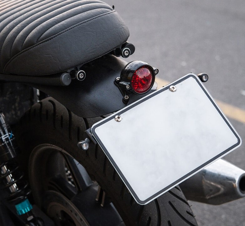 Solid Alloy Taillight on Bracket by Motone