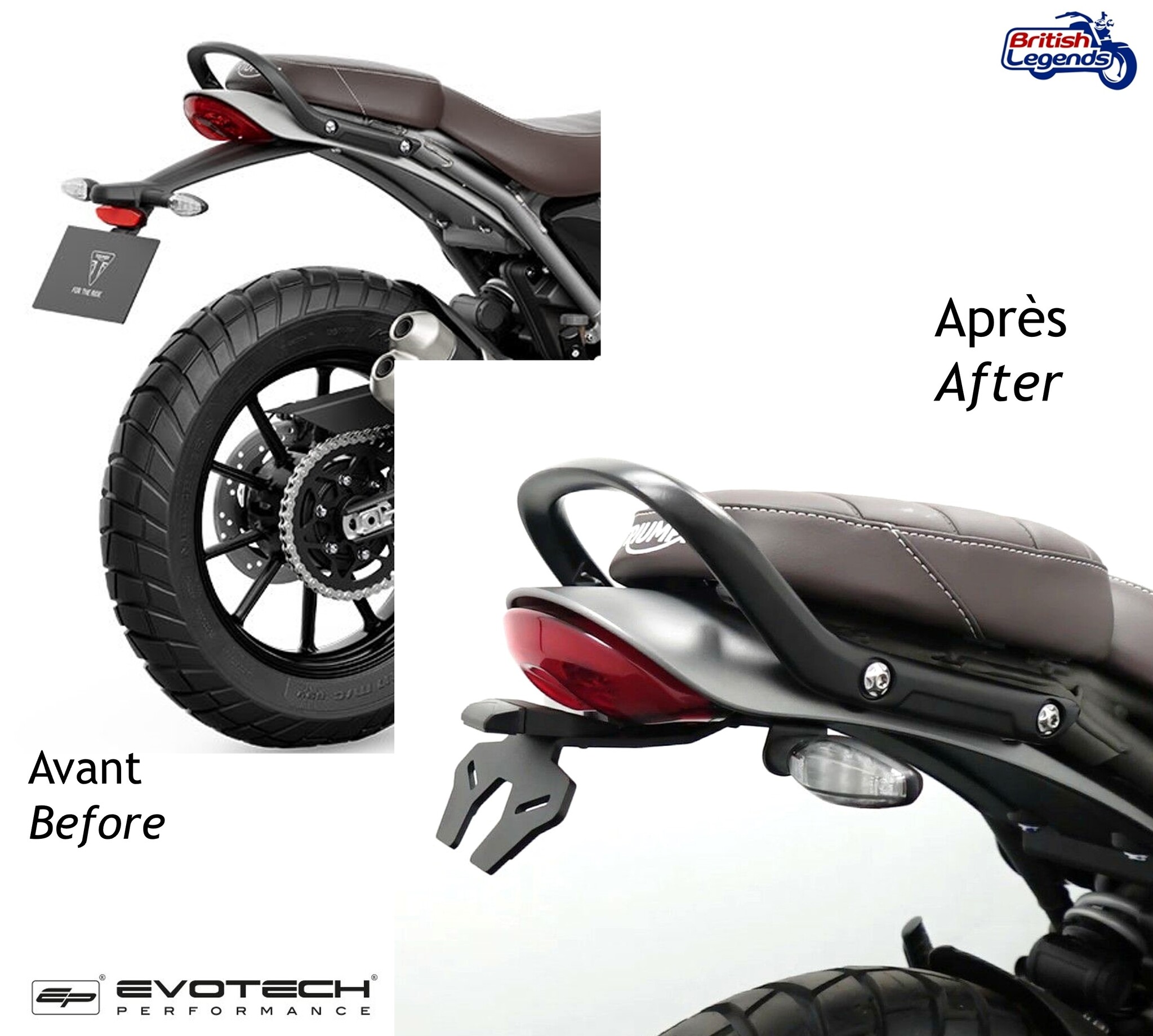 Kit "Trasero Corto" para Triumph Speed & Scrambler 400