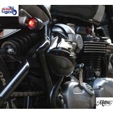 Ribbed "Flat-Track" Side Covers for Triumph Twins