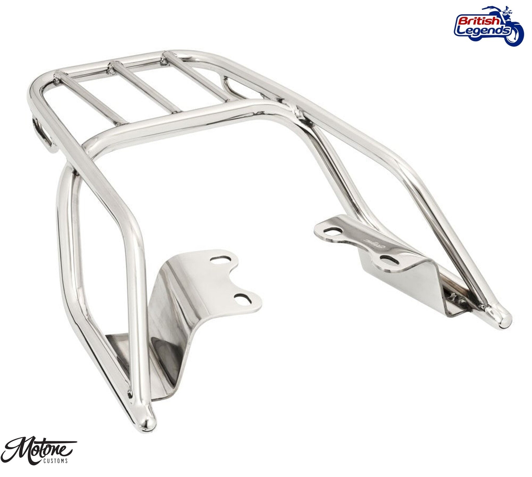 Porte-Bagages en Tube d'Inox pour Triumph Twins