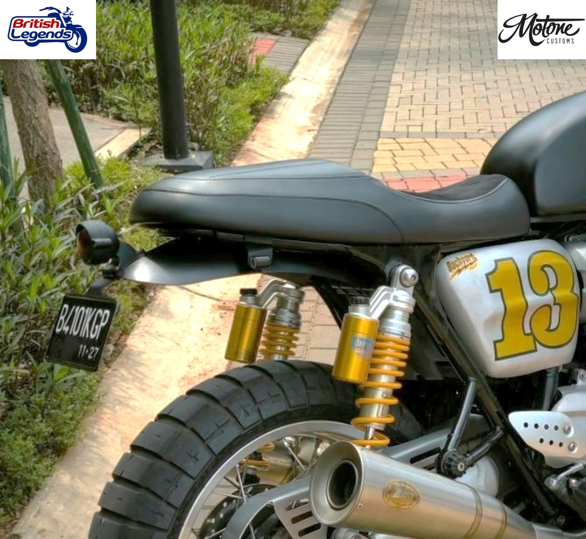 Guardabarros Trasero Corto para Thruxton 1200/R/RS