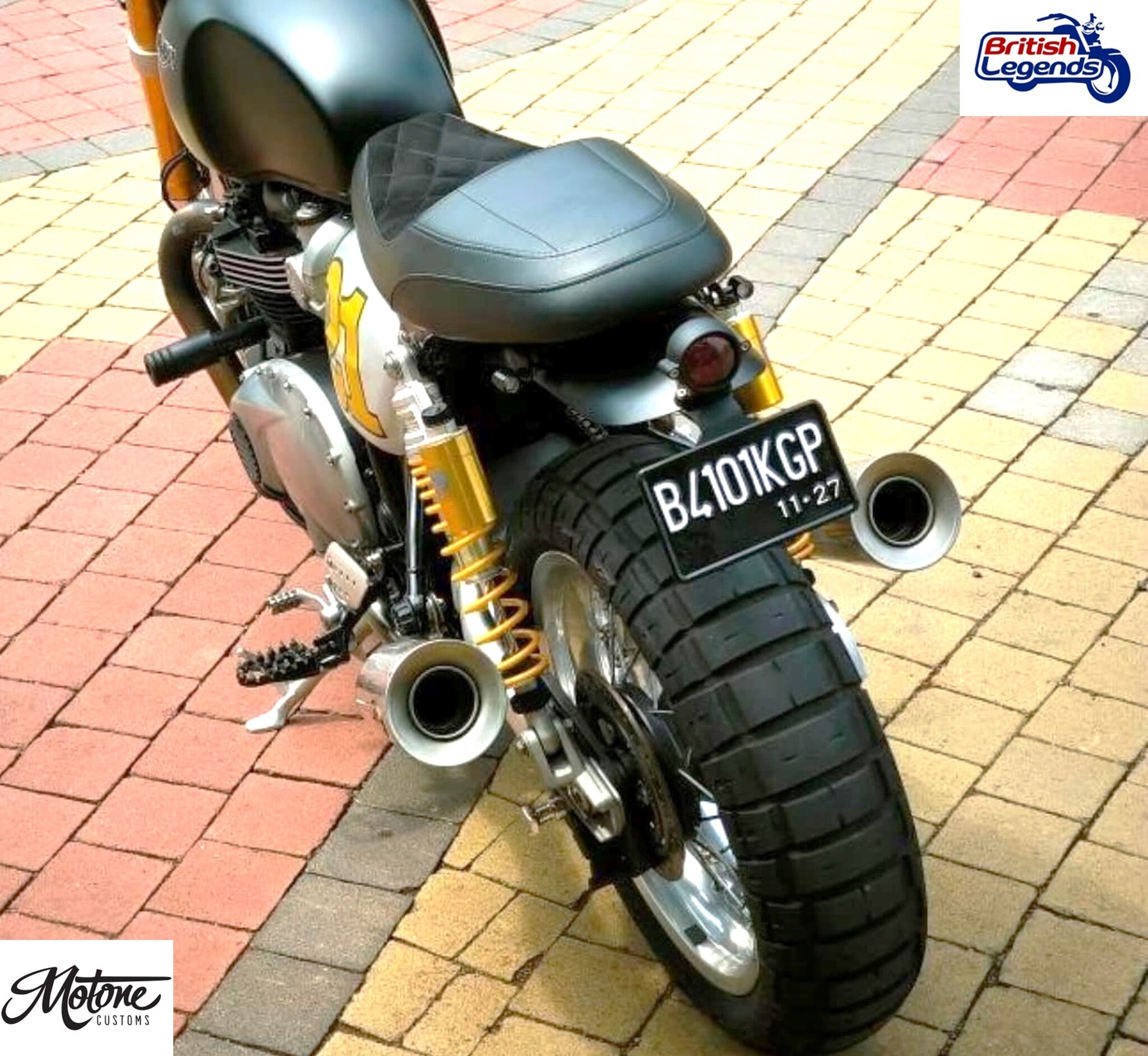 Guardabarros Trasero Corto para Thruxton 1200/R/RS