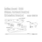 Extended forward controls for Indian Scout