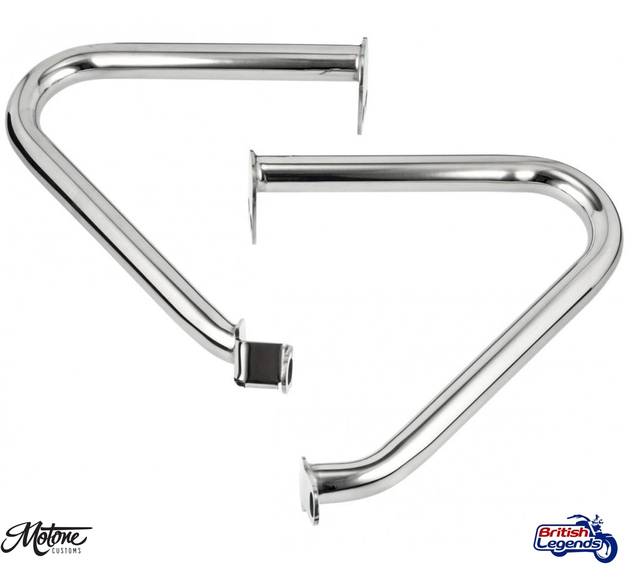Stainless Steel Engine Guards for Triumph Twins