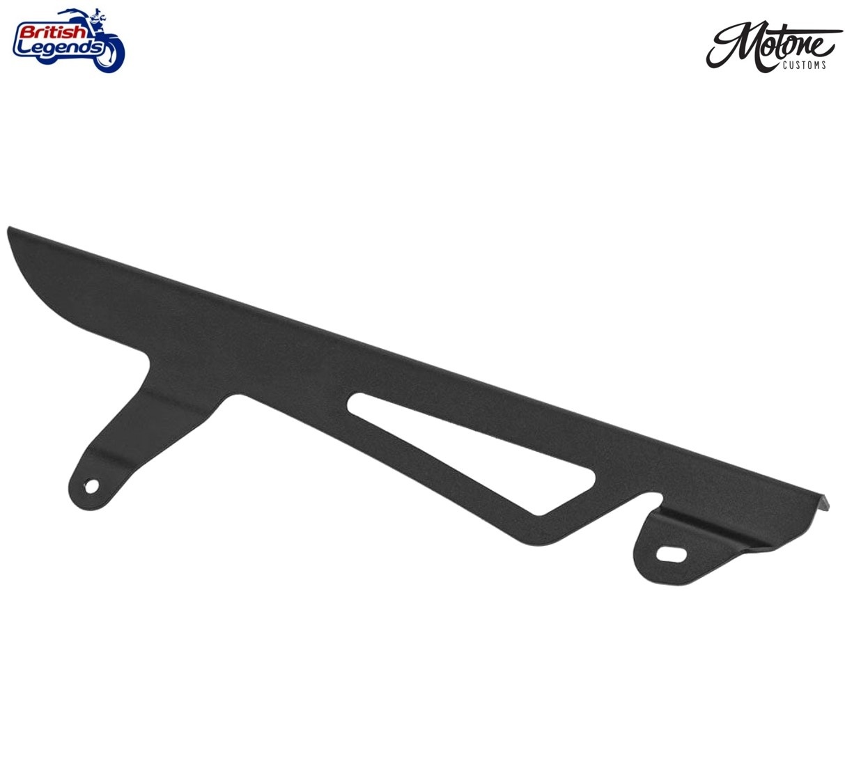 Cubrecadenas de acero inoxidable para Triumph Twins