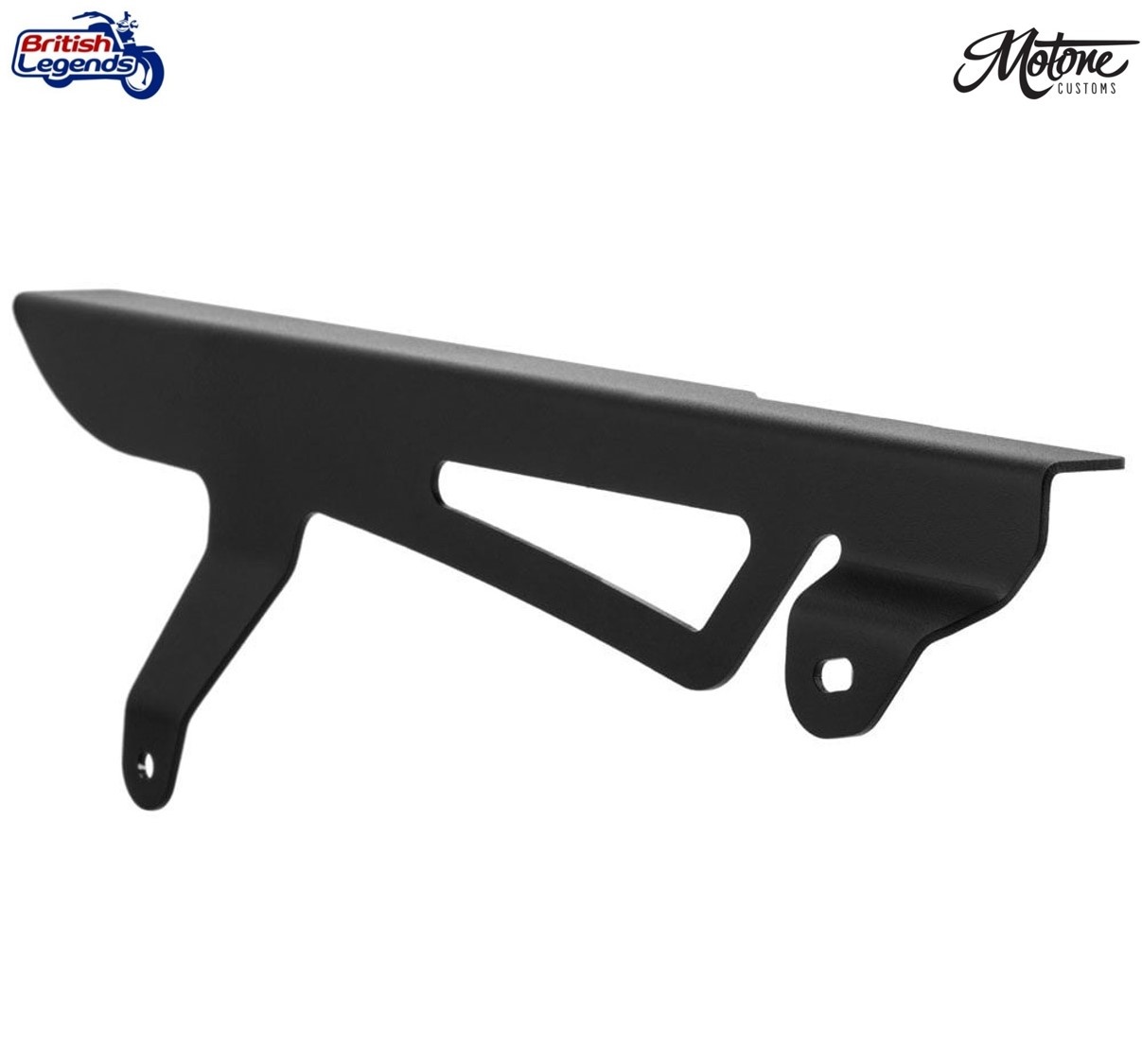 Cubrecadenas de acero inoxidable para Triumph Twins