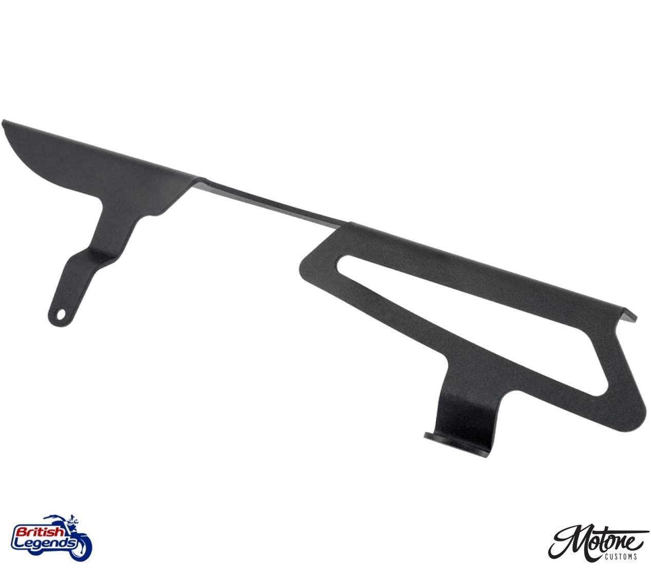 Cubrecadenas de acero inoxidable para Triumph Twins