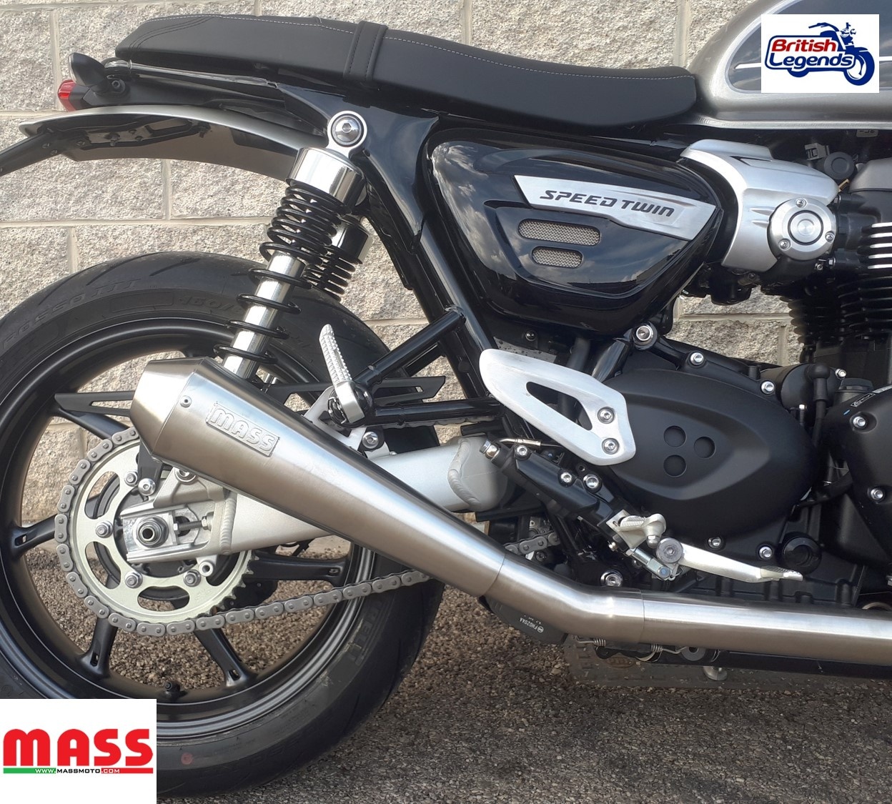 Silencieux Inox Tromb pour Speed Twin 1200
