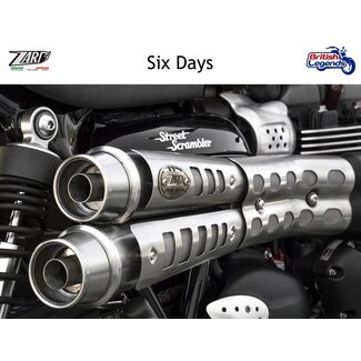 Zard Street Scrambler Silencers