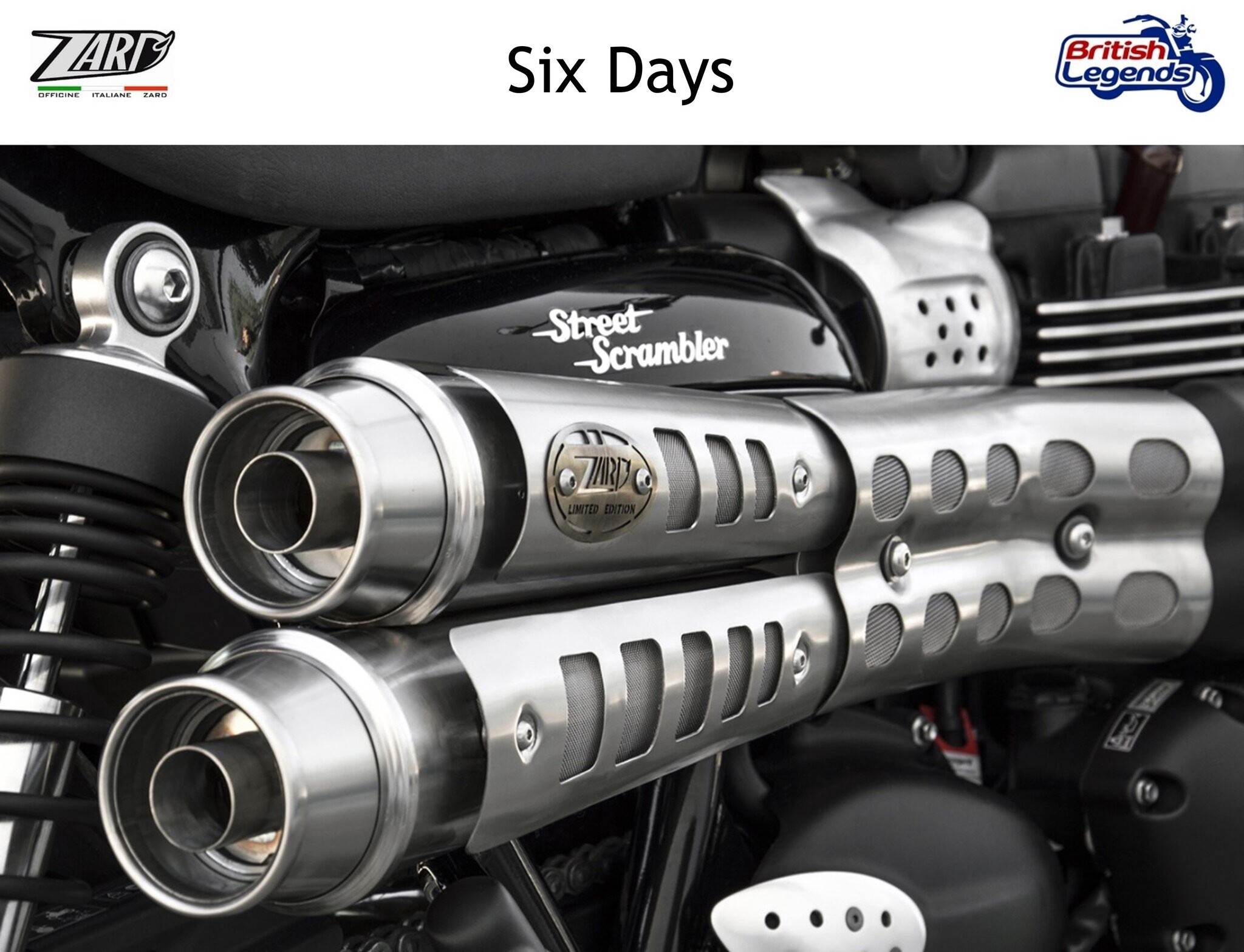 Silenciadores Zard para Triumph Street Scrambler