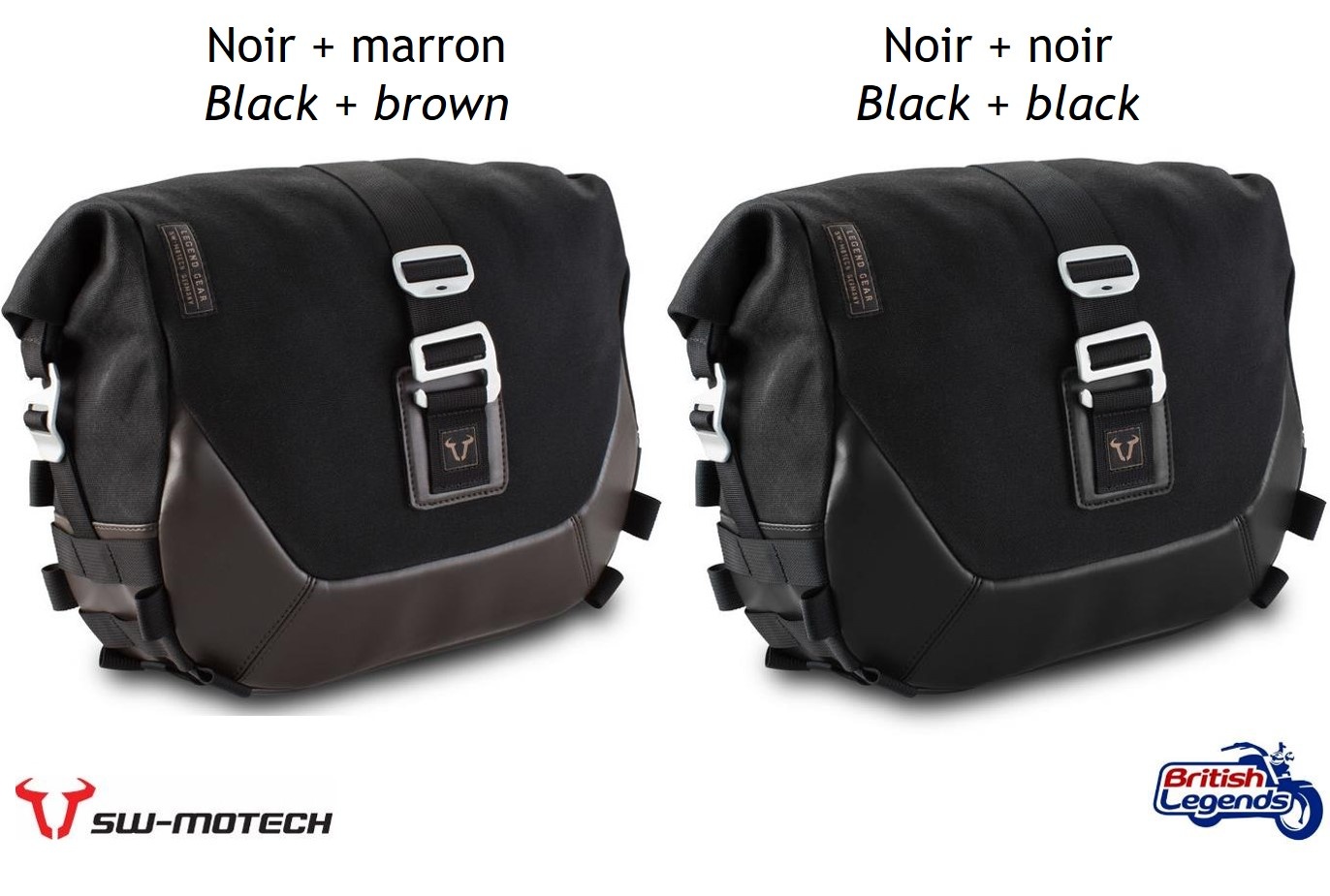 Barre + Sacoche Toile pour Kawasaki W800