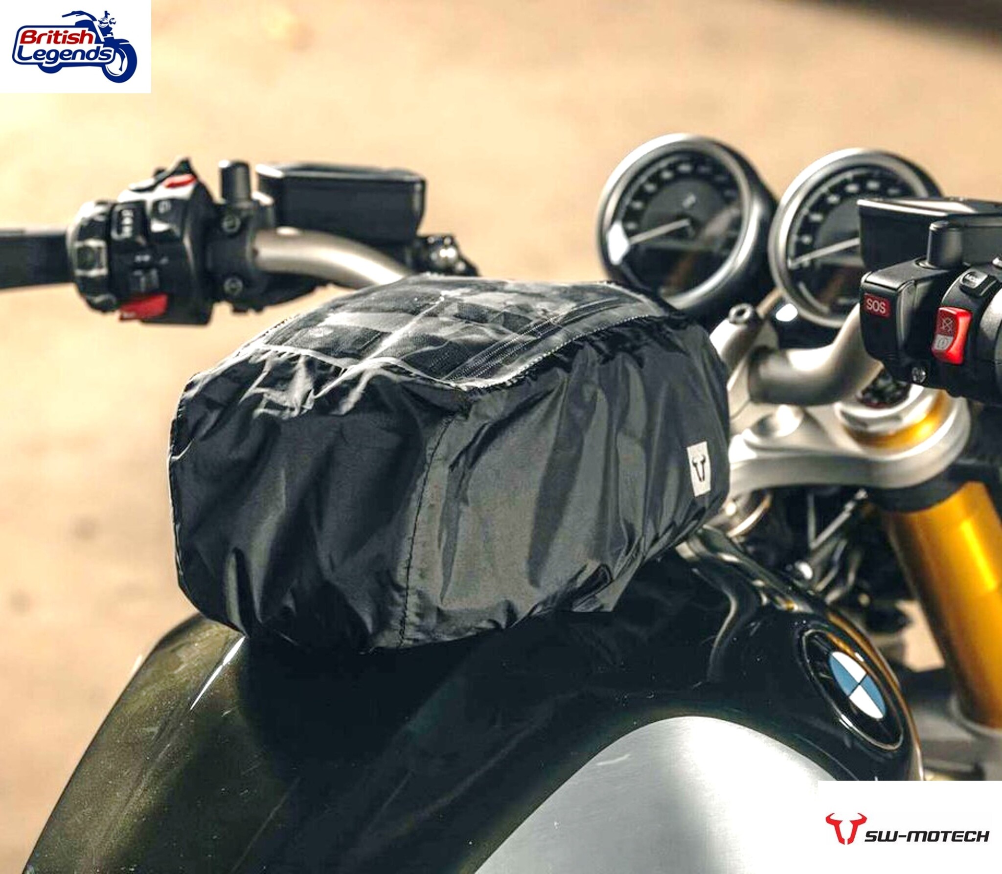 Motorcycle Tank Bag with Magnetic Fitting