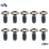 Set of Brake Disc Bolts milled from Solid Titanium