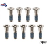 Set of Brake Disc Bolts milled from Solid Titanium