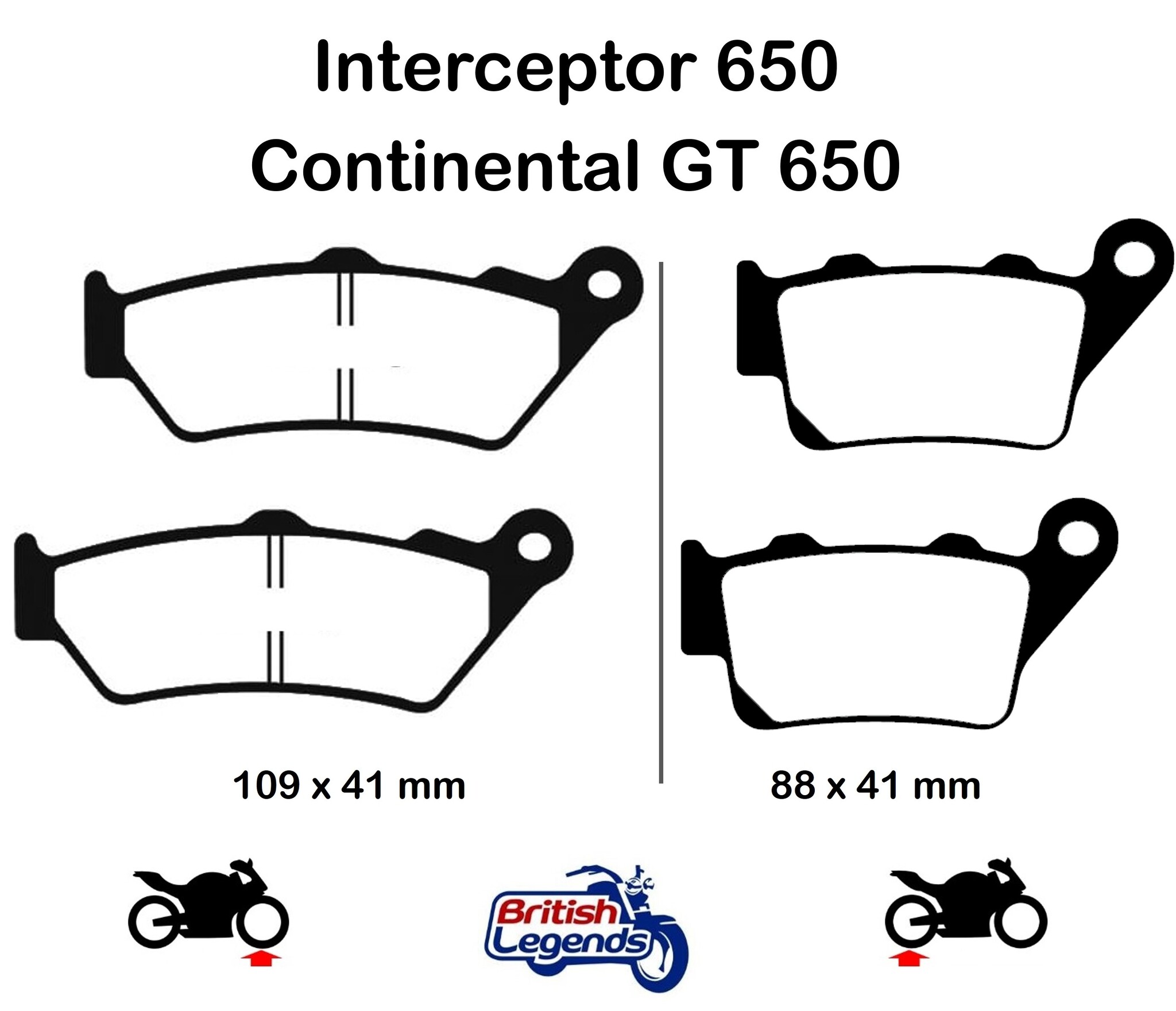 Plaquettes Ferodo Eco-Friction pour Royal-Enfield