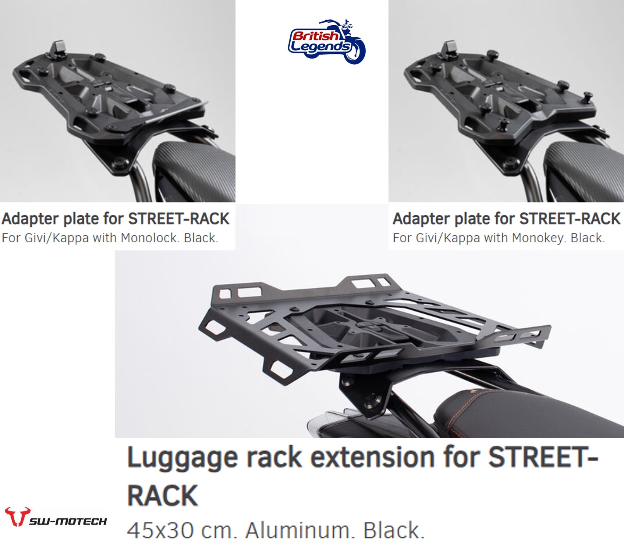 Porte-Paquet & Support Top-Case pour Triumph 400